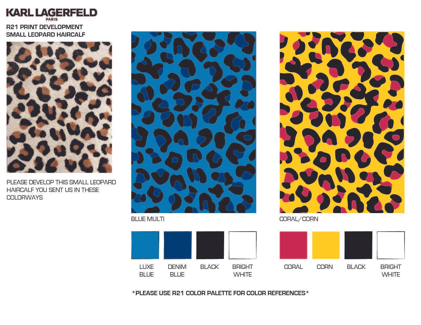 Leopard Digital Print Colorways