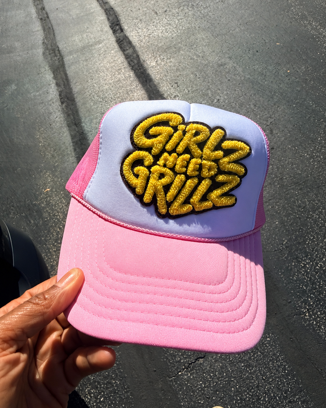 Jem Junkies OG Girlz Need Grillz Patch Trucker Hat
