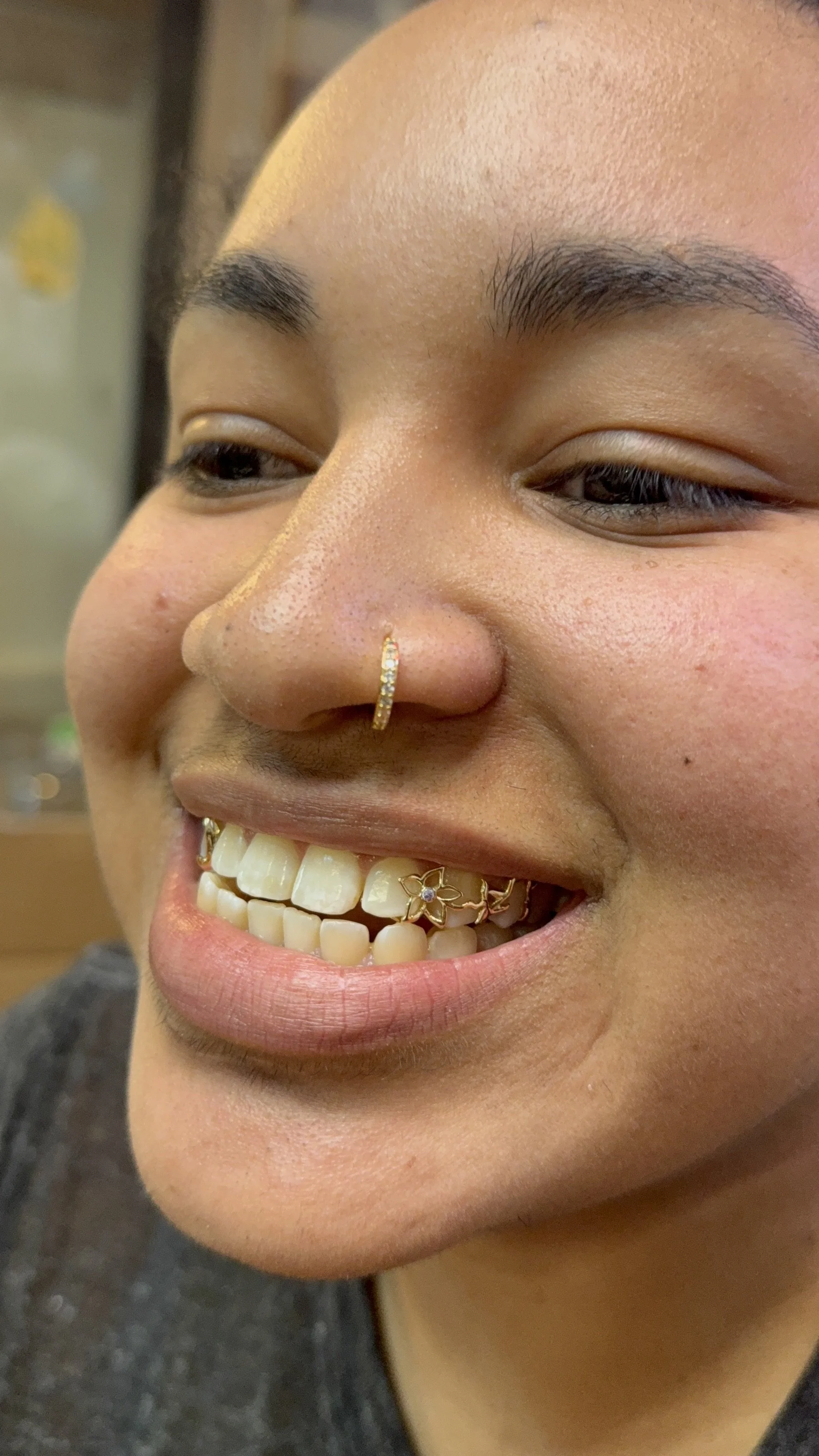 3pc abstract 10k gold customer 3d grillz