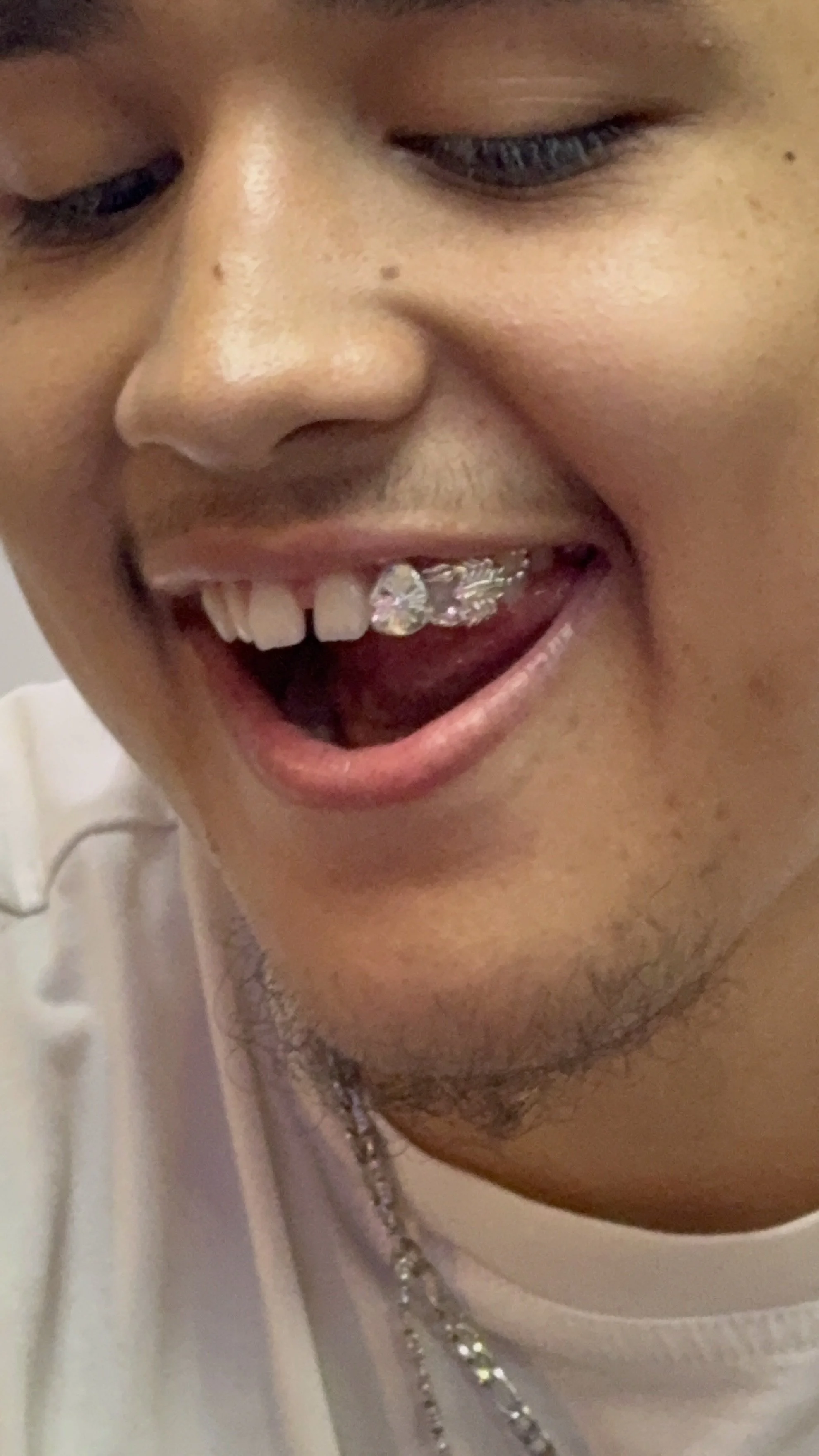 customer 3pc silver scorpion grillz with cross