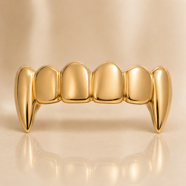 Extended fang grillz design