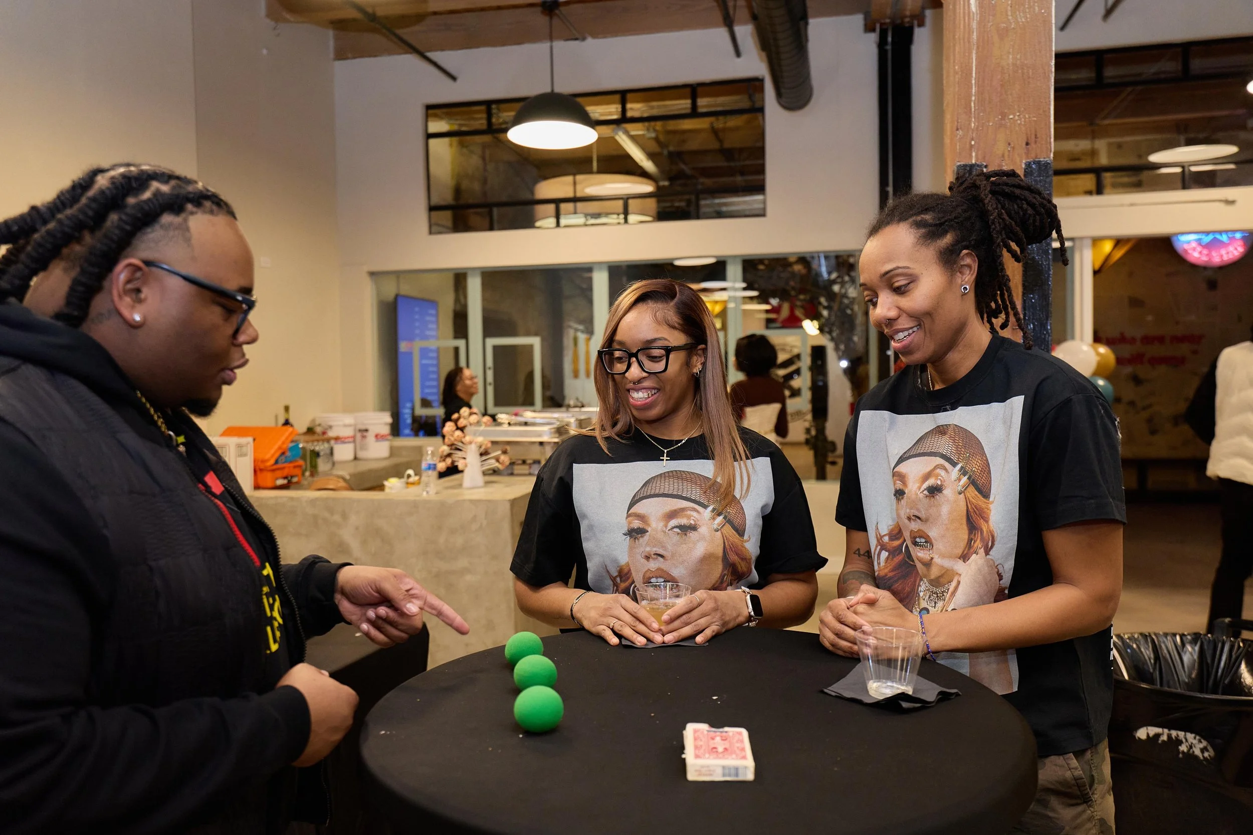 The Owners Kim and Kristy at Jem Junkies Custom Grillz and Tooth Gems Grand Opening Chicago