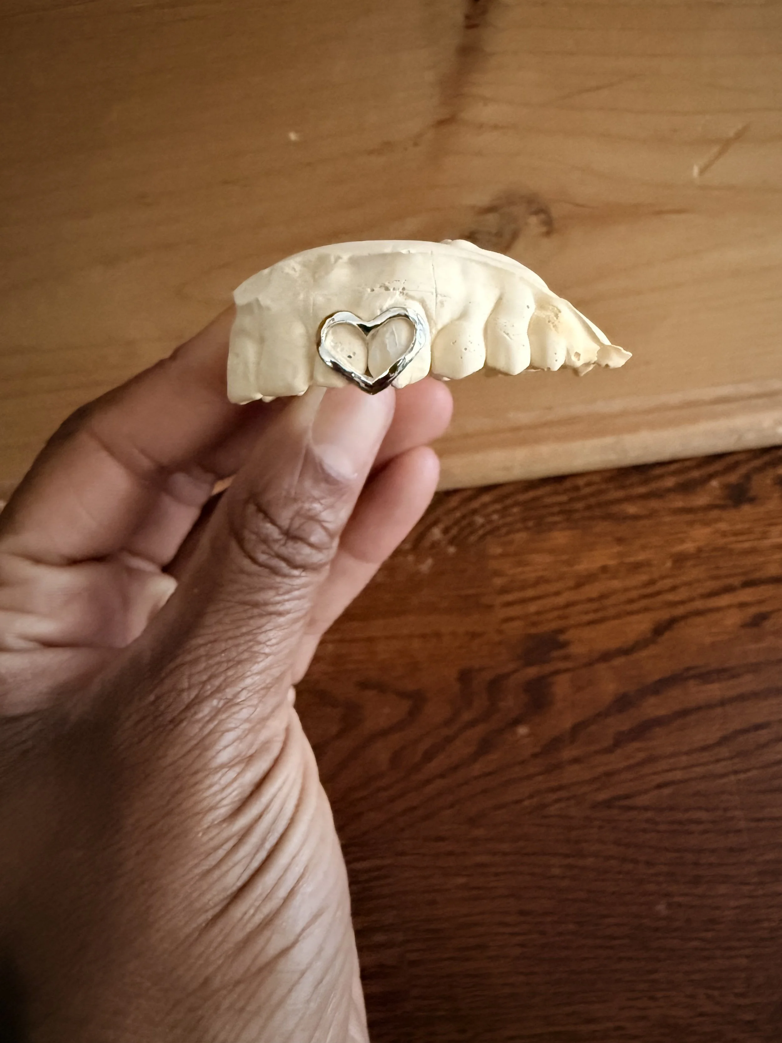 3d heart grillz