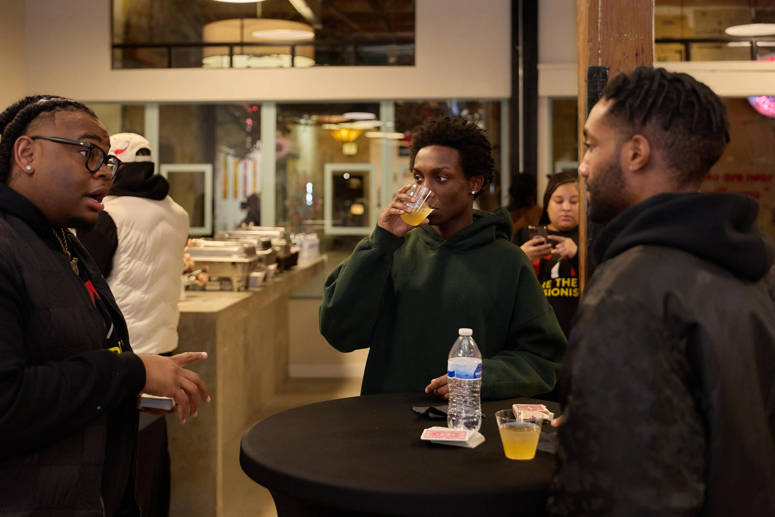 Tre  The Illusionist at Jem Junkies Custom Grillz and Tooth Gems Grand Opening Chicago