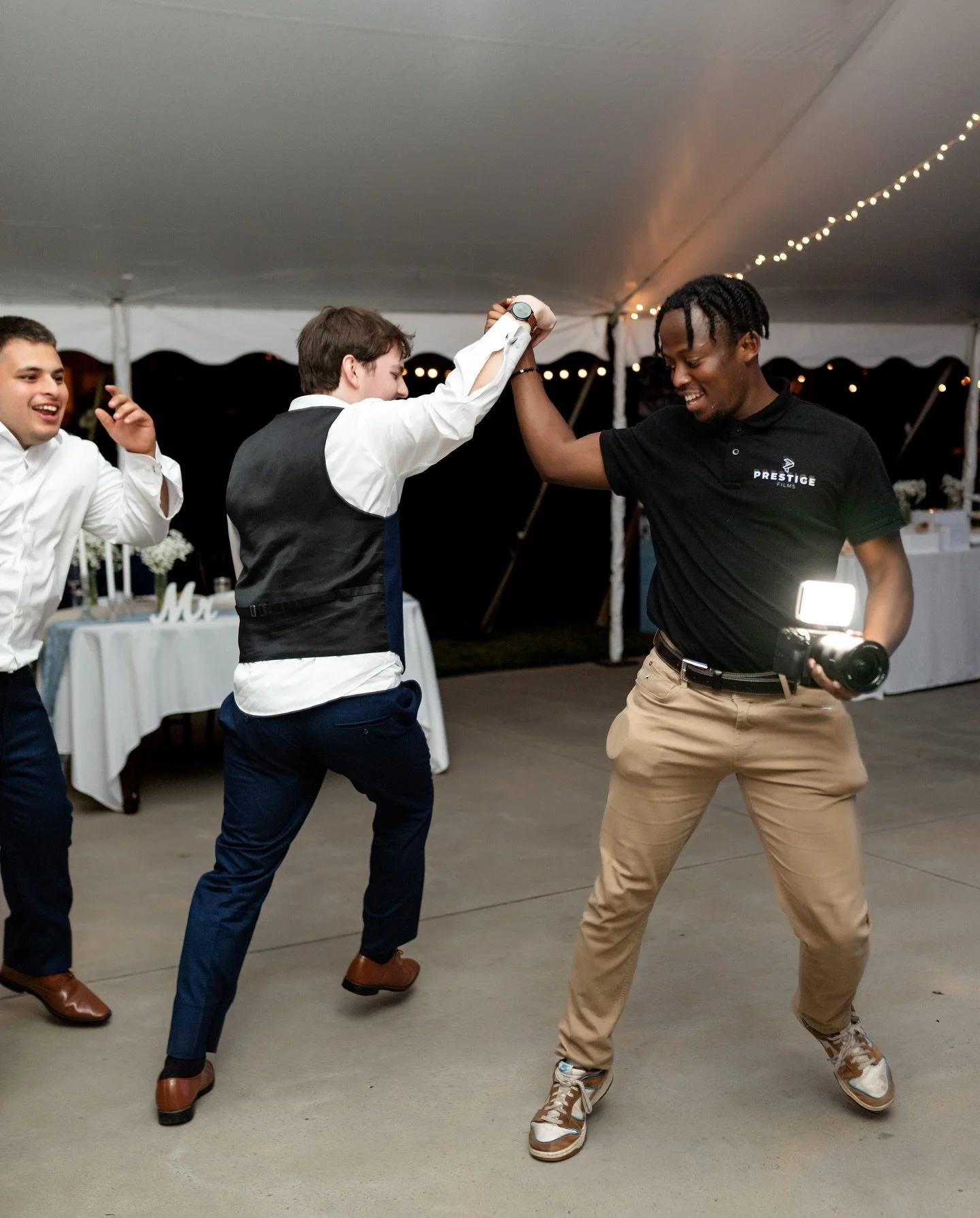 The vibes celebrating The Barger&rsquo;s were immaculate 🔥

The hype crew with cameras are ready for your wedding too 🙌🏼

Special thanks to @ceballos.dana + @max_barger04 for letting us capture their special day! 

📸: @whitneywhitneymedia 

#wedd