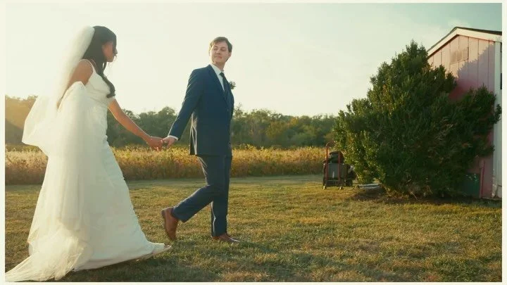 Postcards from The Barger&rsquo;s picture perfect day 🤌🏼

Photographer: @whitneywhitneymedia, @tayloredphotofilm 
Florist: Amelia Florist 
DJ: Great Day Productions 
Venue: @heathfieldsfarm 

#weddingvideo #2025bride #mrandmrs #cincinnatiohio #cinc