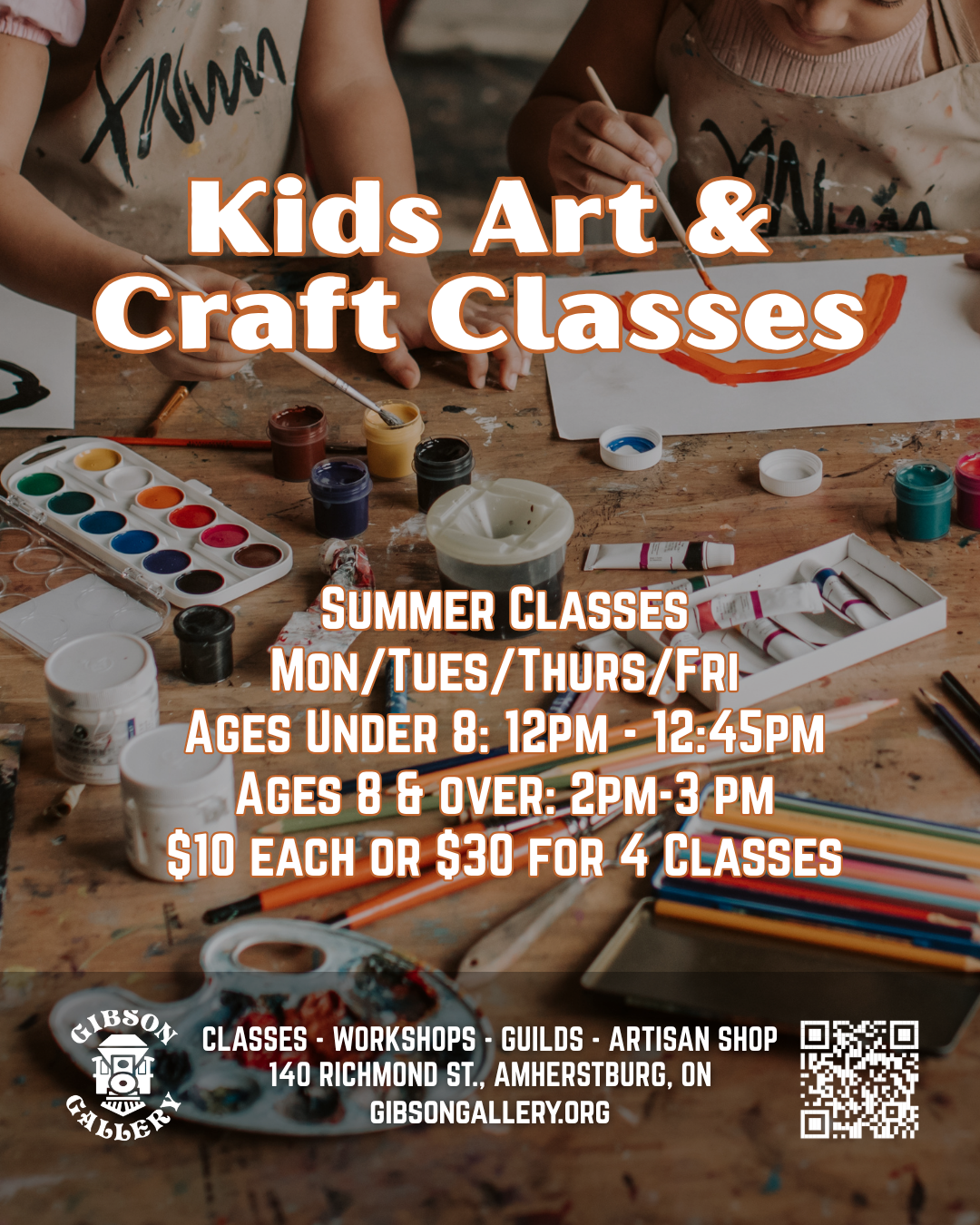 Summer Kids Art/Craft classes Beginning July 6
