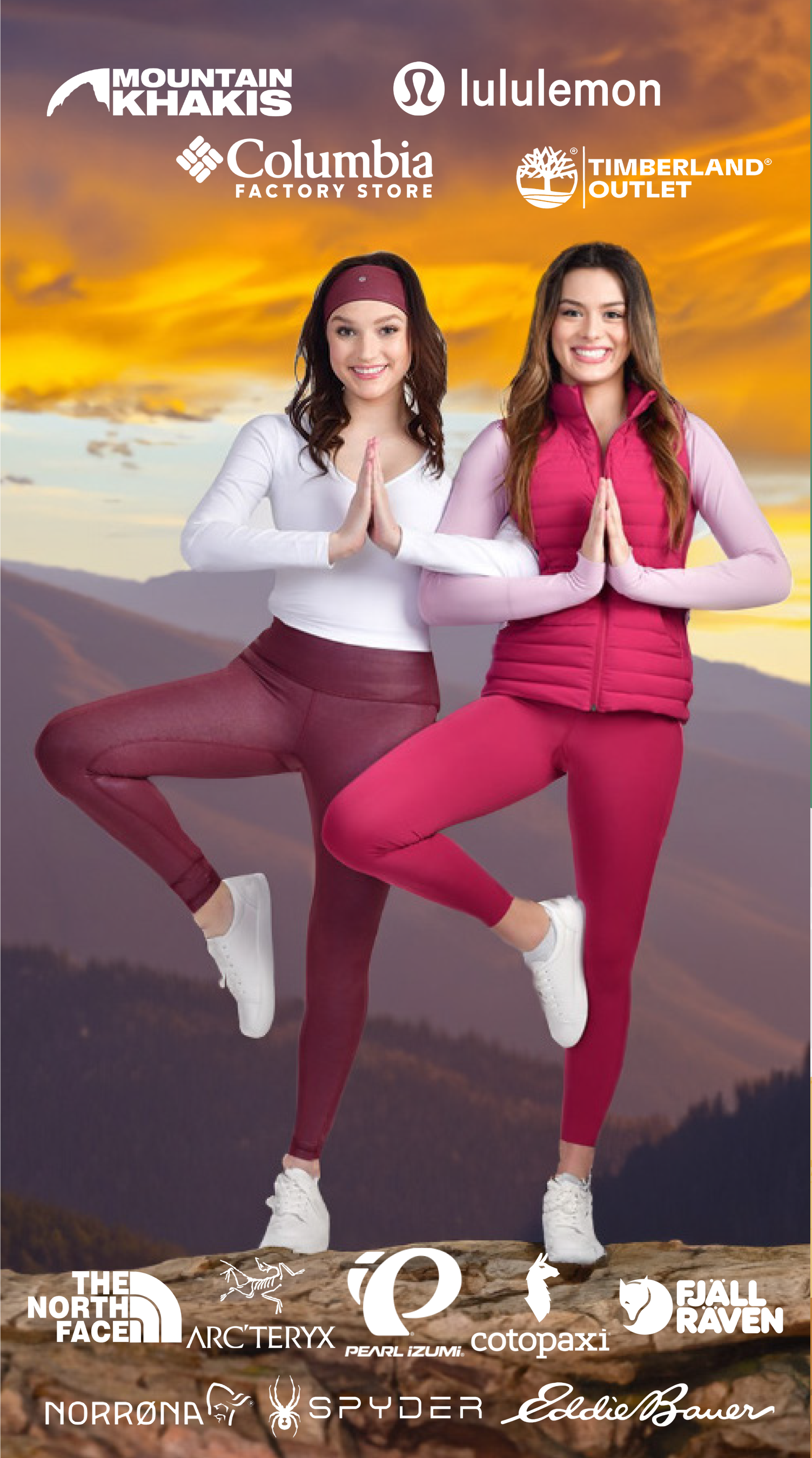 Originally photographed in-studio on a white seamless backdrop for a retail brochure. Using Photoshop Generative Fill powered by Adobe Firefly, I created a realistic mountain landscape to align with the center’s Colorado-inspired theme and overall ar