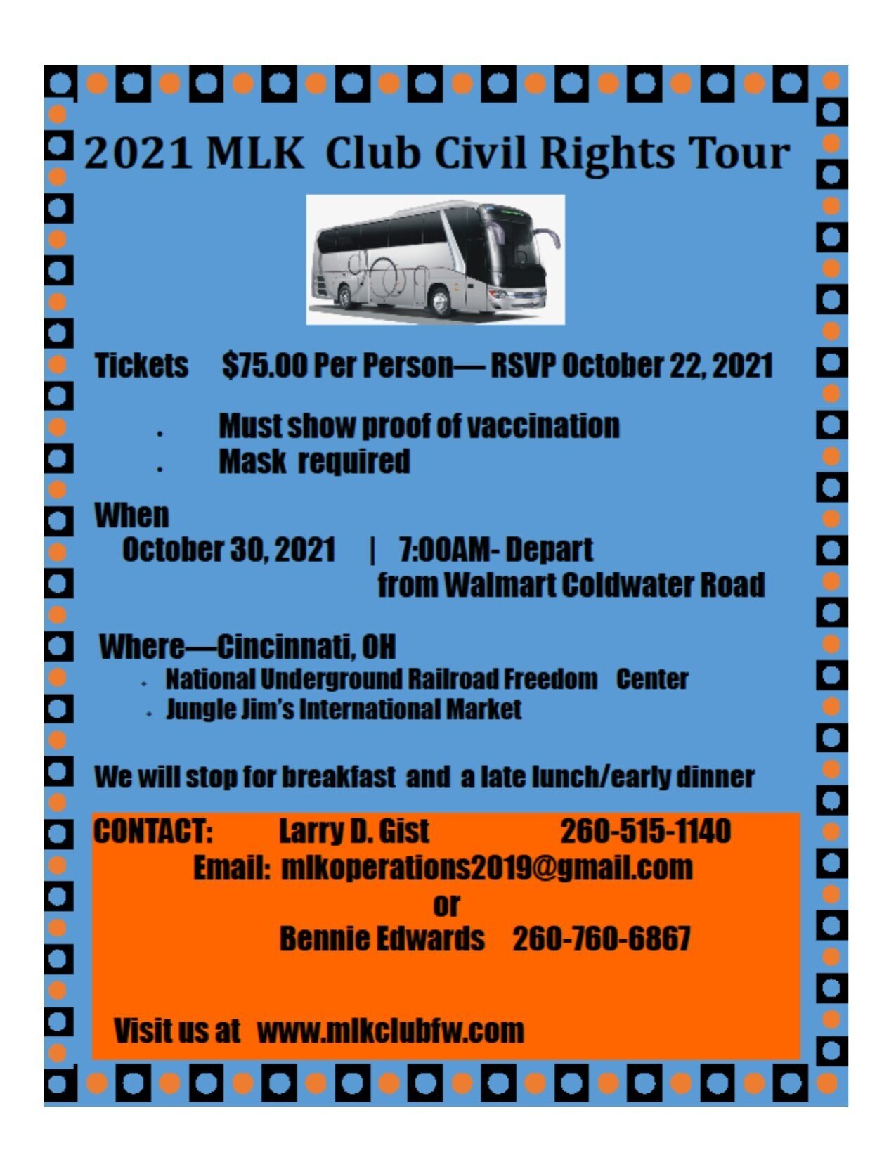 2021 MLK Club Civil Rights Tour