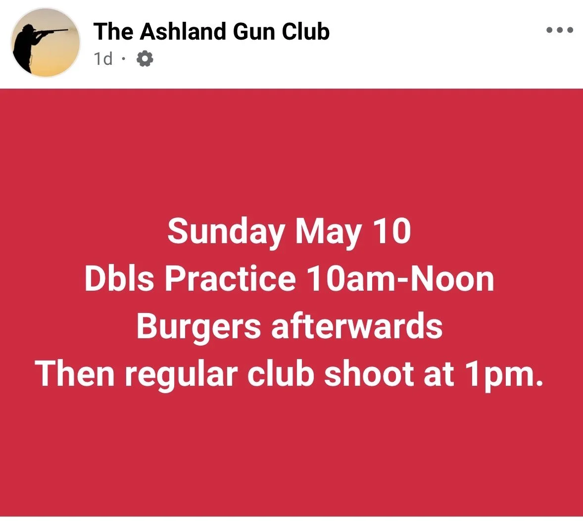 DOUBLES & MONTHLY PROGRAM 5/10/26