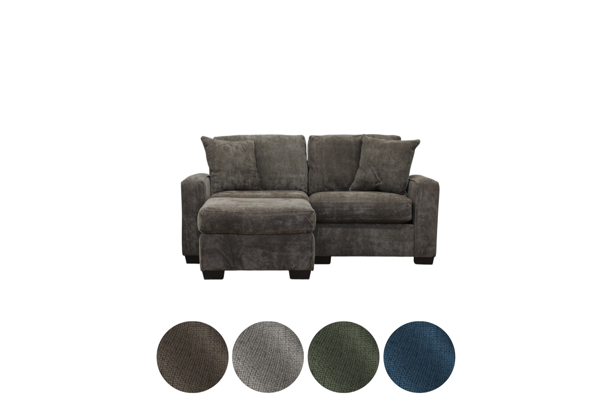 Haven 3-Seat Modular Washable Chaise Loveseat