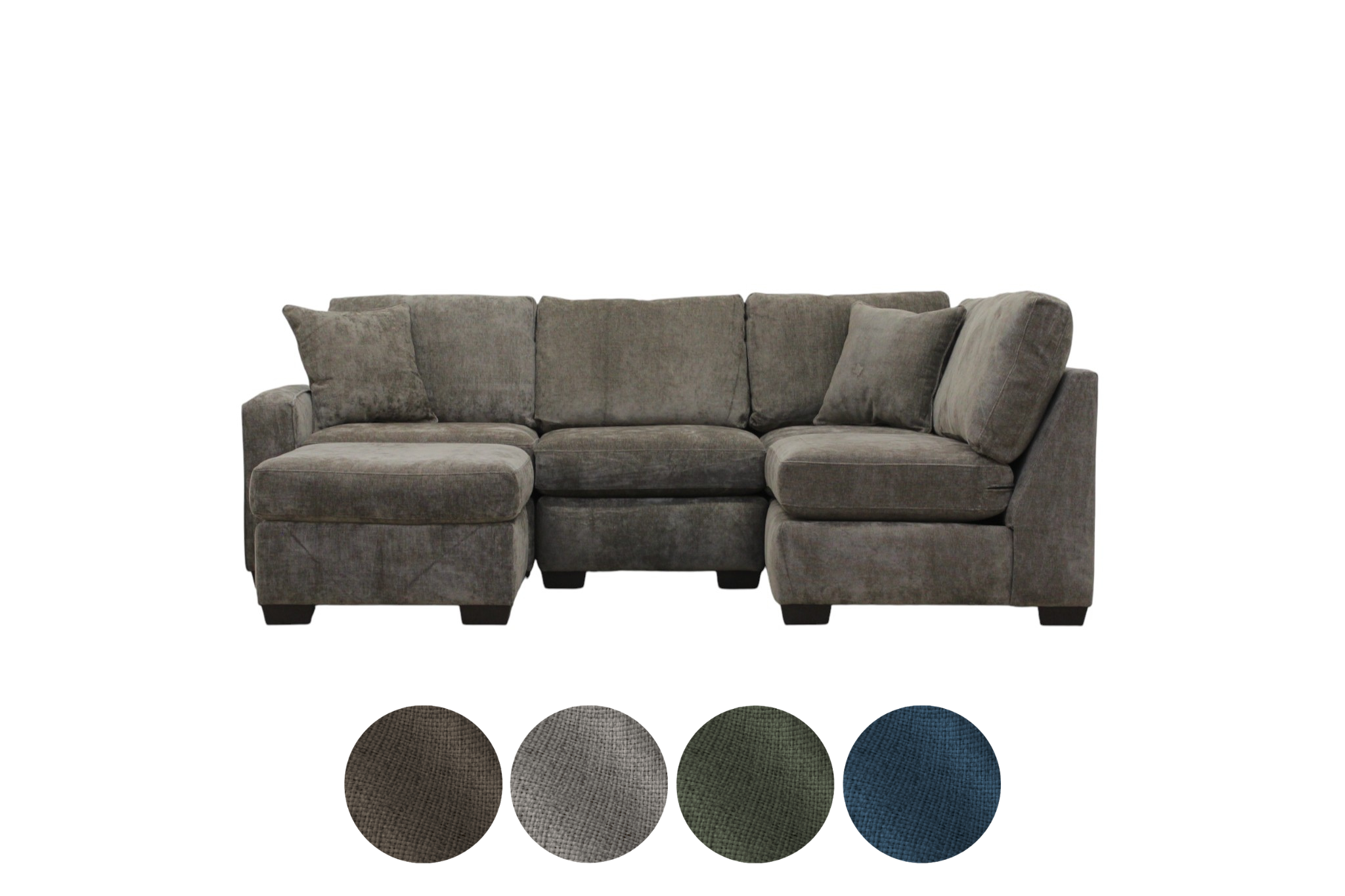 Haven 5-Seat Modular Washable Open Left L/U-Shape Sectional
