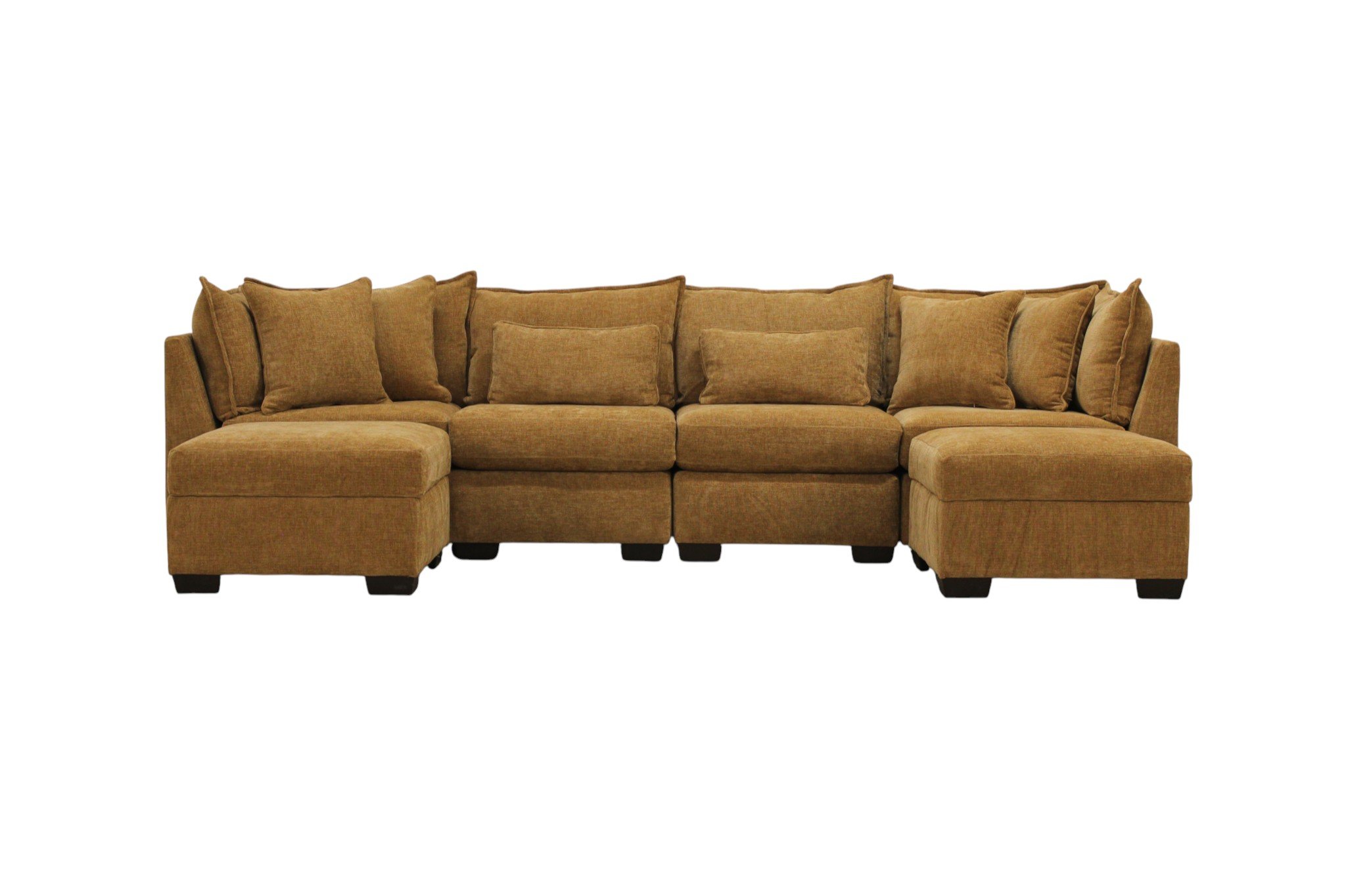Atlas 6-Seat Modular Washable Double Chaise Sofa