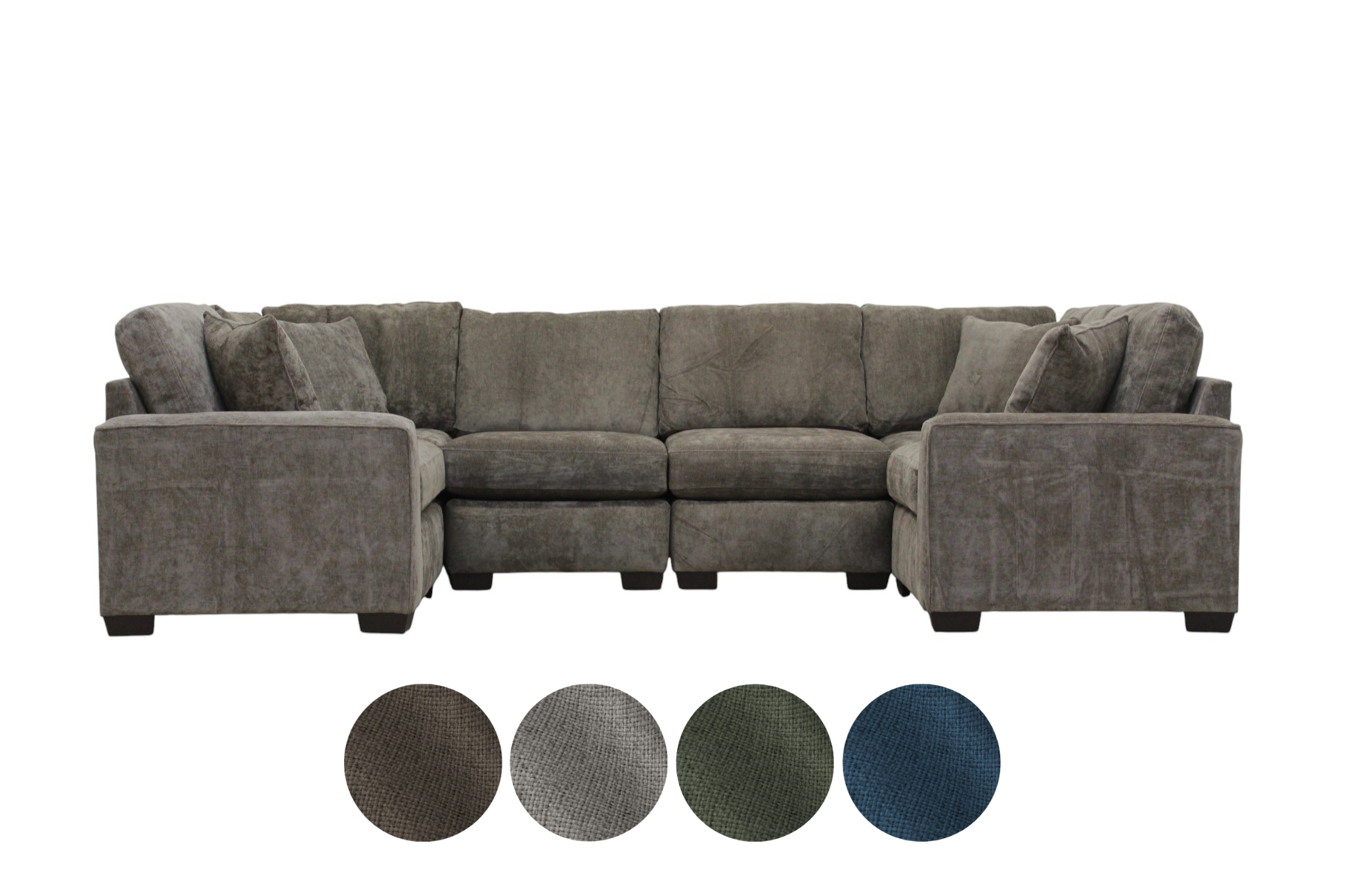 Haven 6-Seat Modular Washable U-Shape Sectional