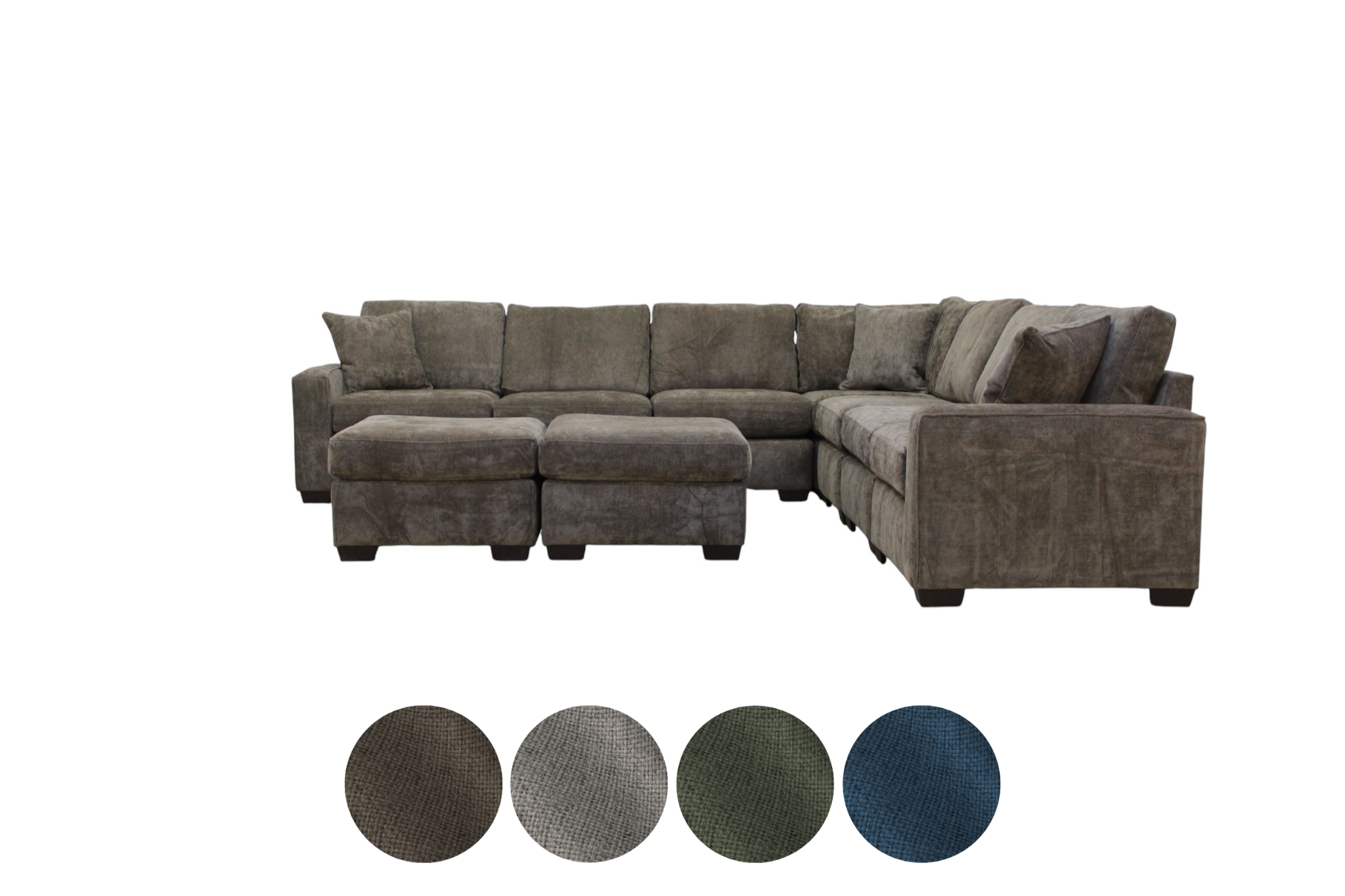 Haven 9-Seat Modular Washable L-Shape Sectional