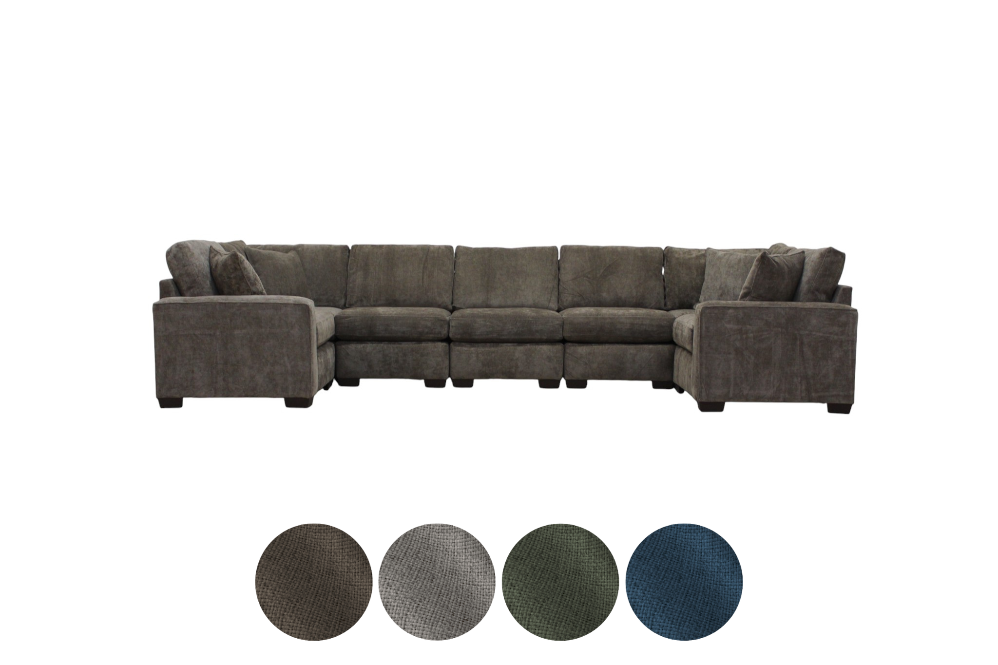 Haven 7-Seat Modular Washable U-Shape Sectional