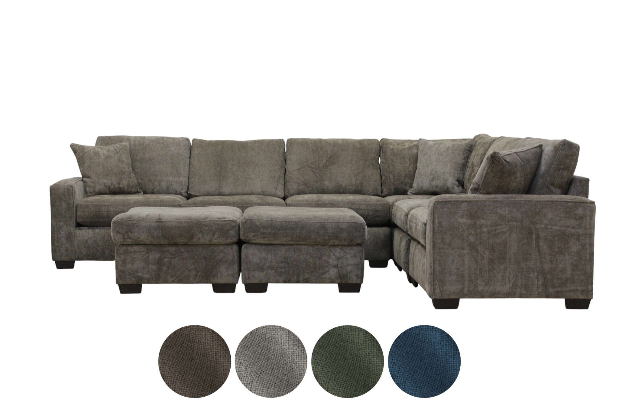 Haven 8-Seat Modular Washable L-Shape Sectional