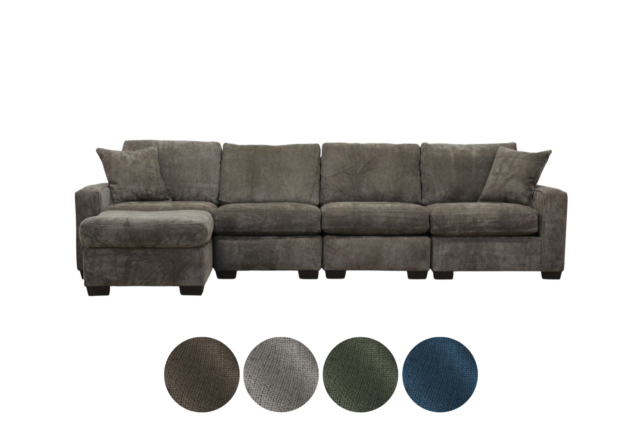 Haven 5-Seat Modular Washable Chaise Sofa