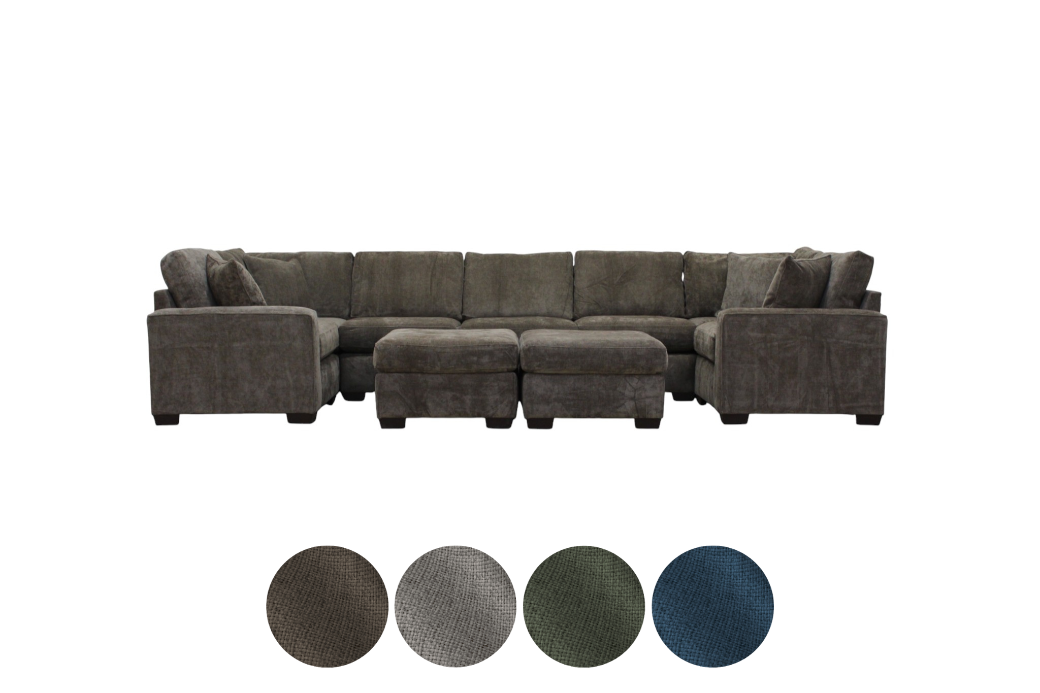 Haven 9-Seat Modular Washable U-Shape Sectional