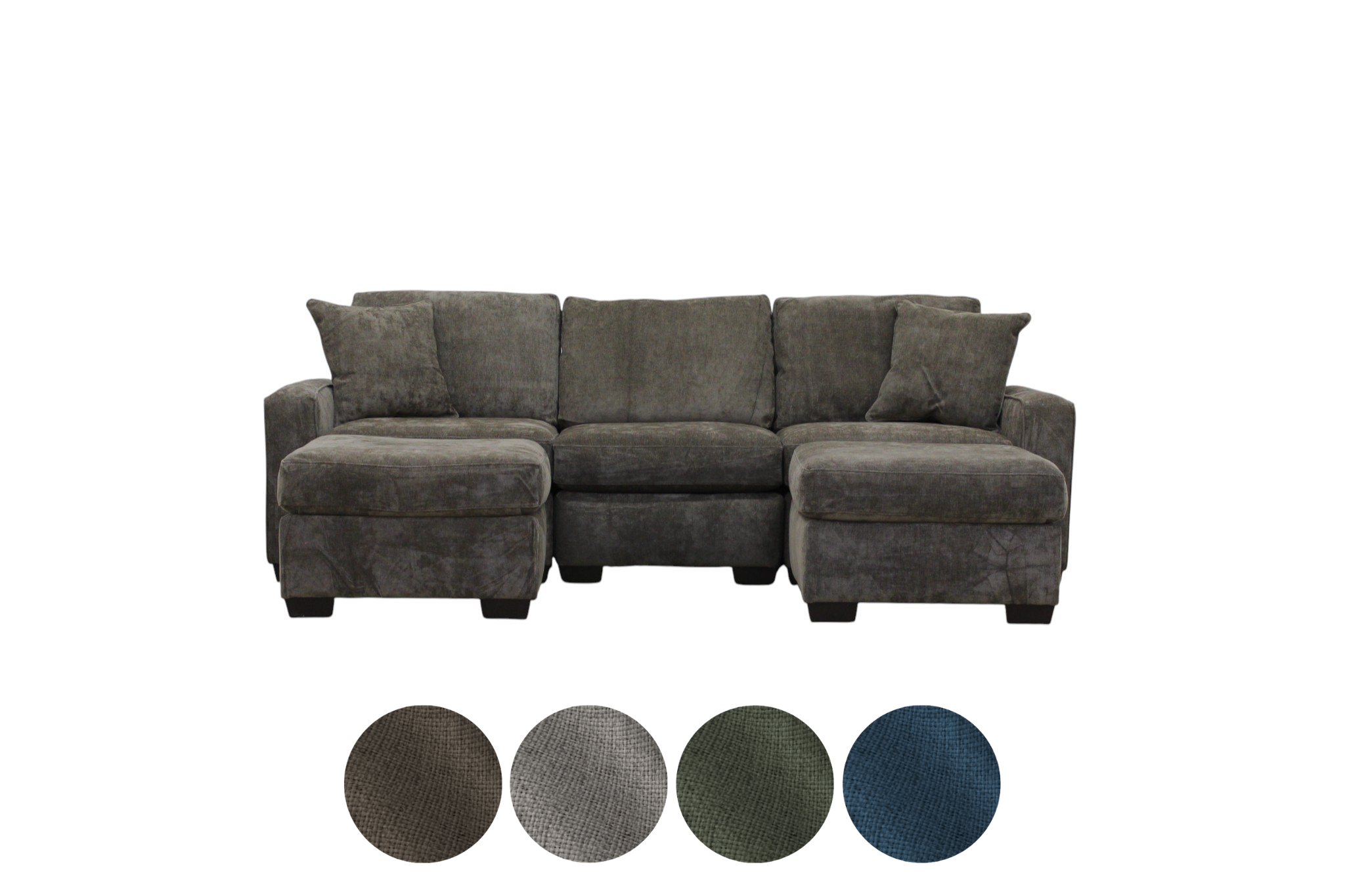 Haven 5-Seat Modular Washable Double Chaise Sofa