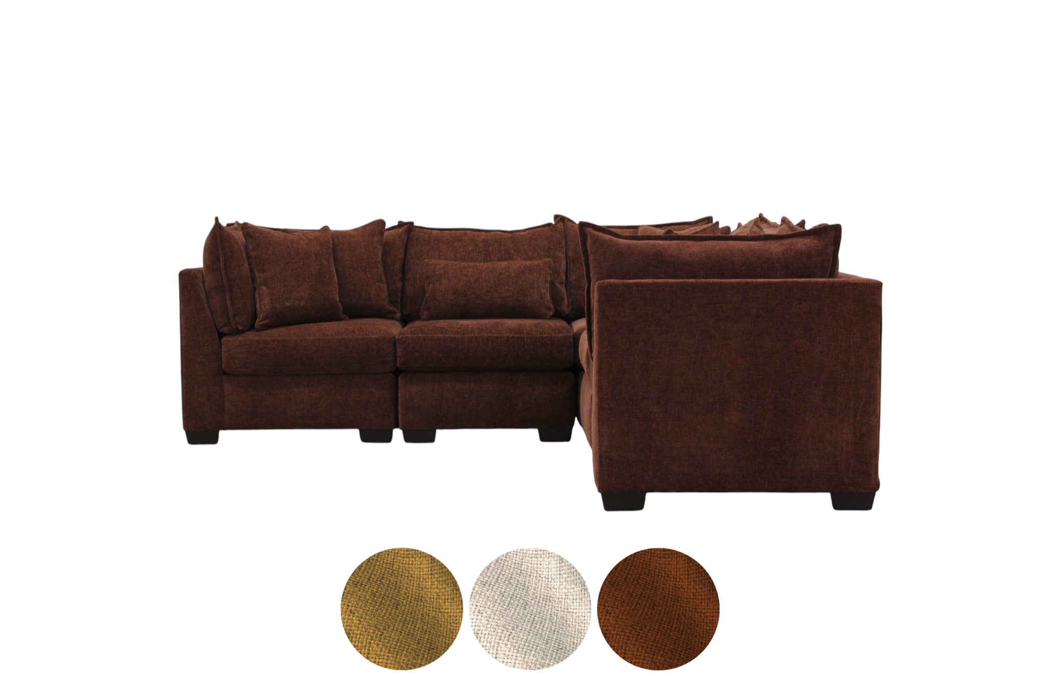 Atlas 5-Seat Modular Washable L-Shape Sectional