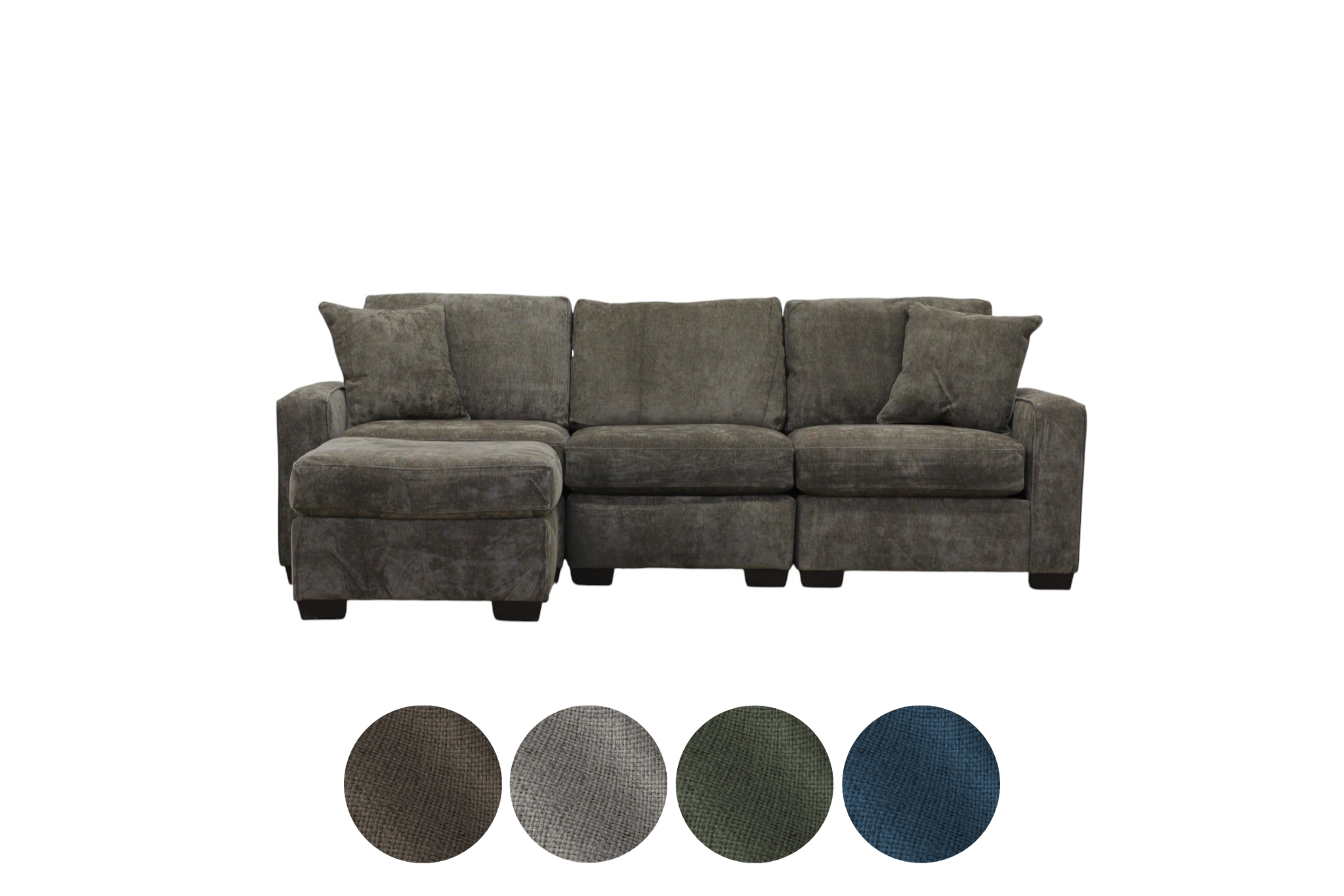 Haven 4-Seat Modular Washable Chaise Sofa