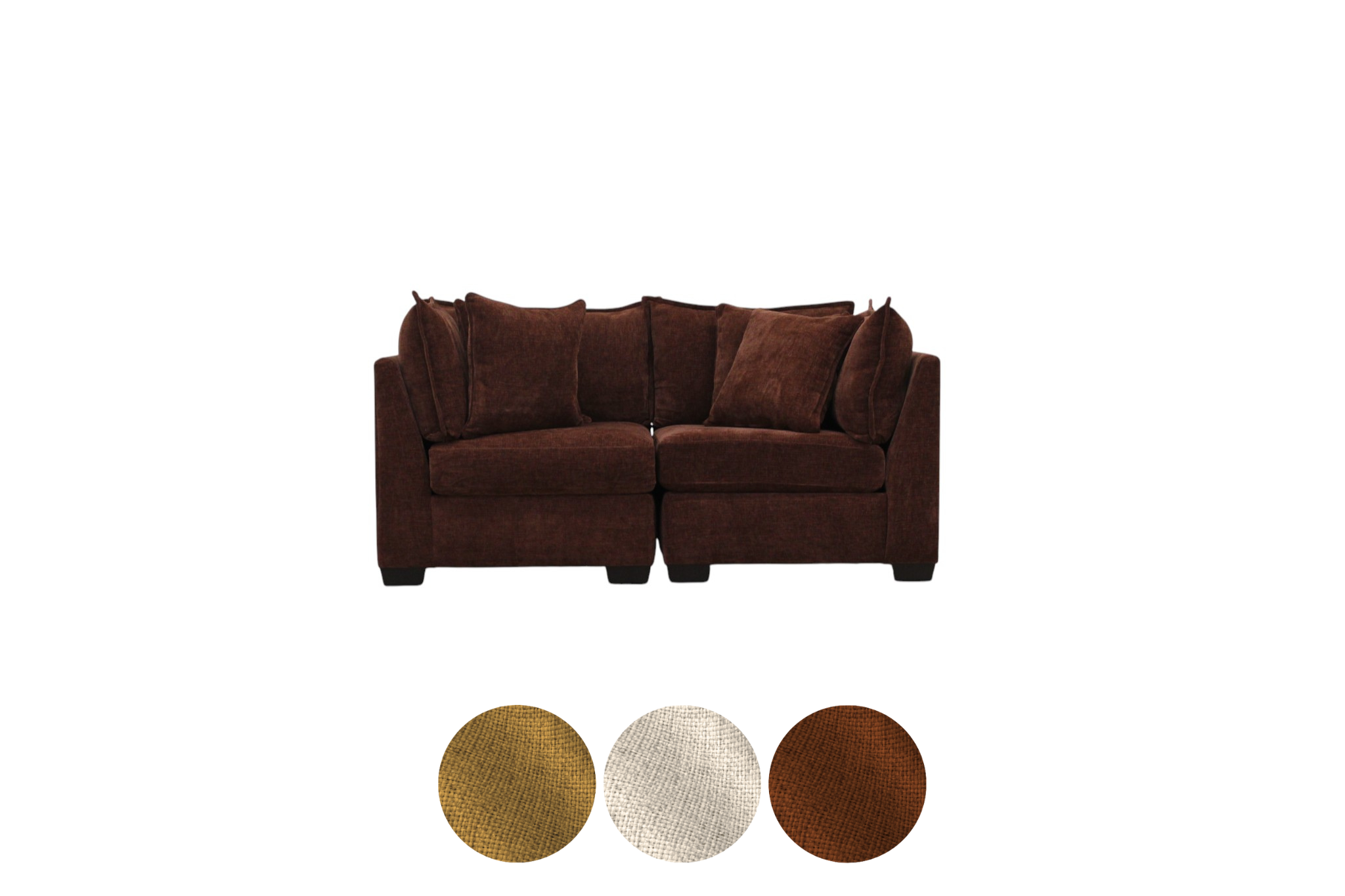 Atlas 2-Seat Modular Washable Loveseat