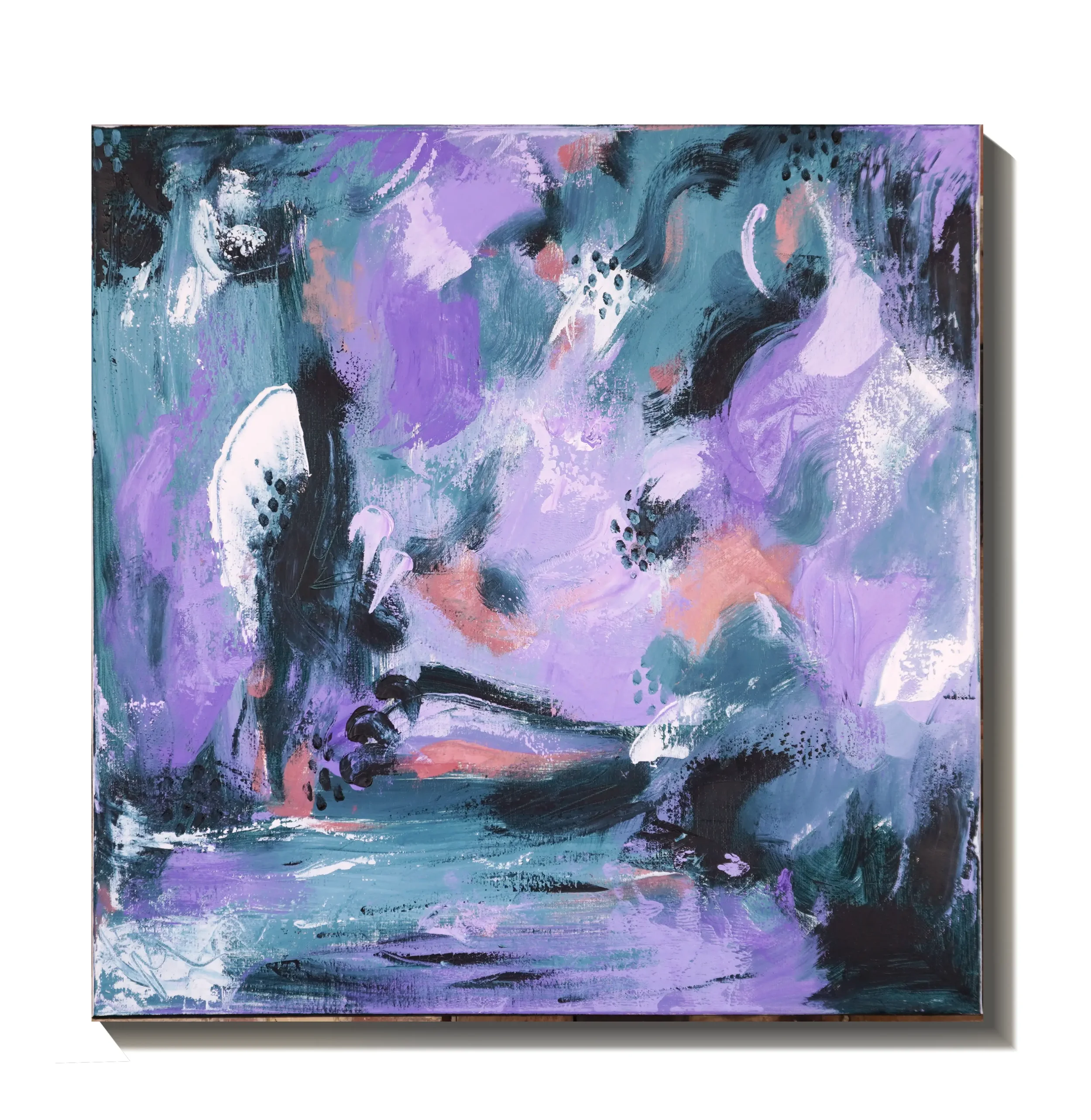 Sermón, Óleo en lienzo, 50x50 cm, 2026