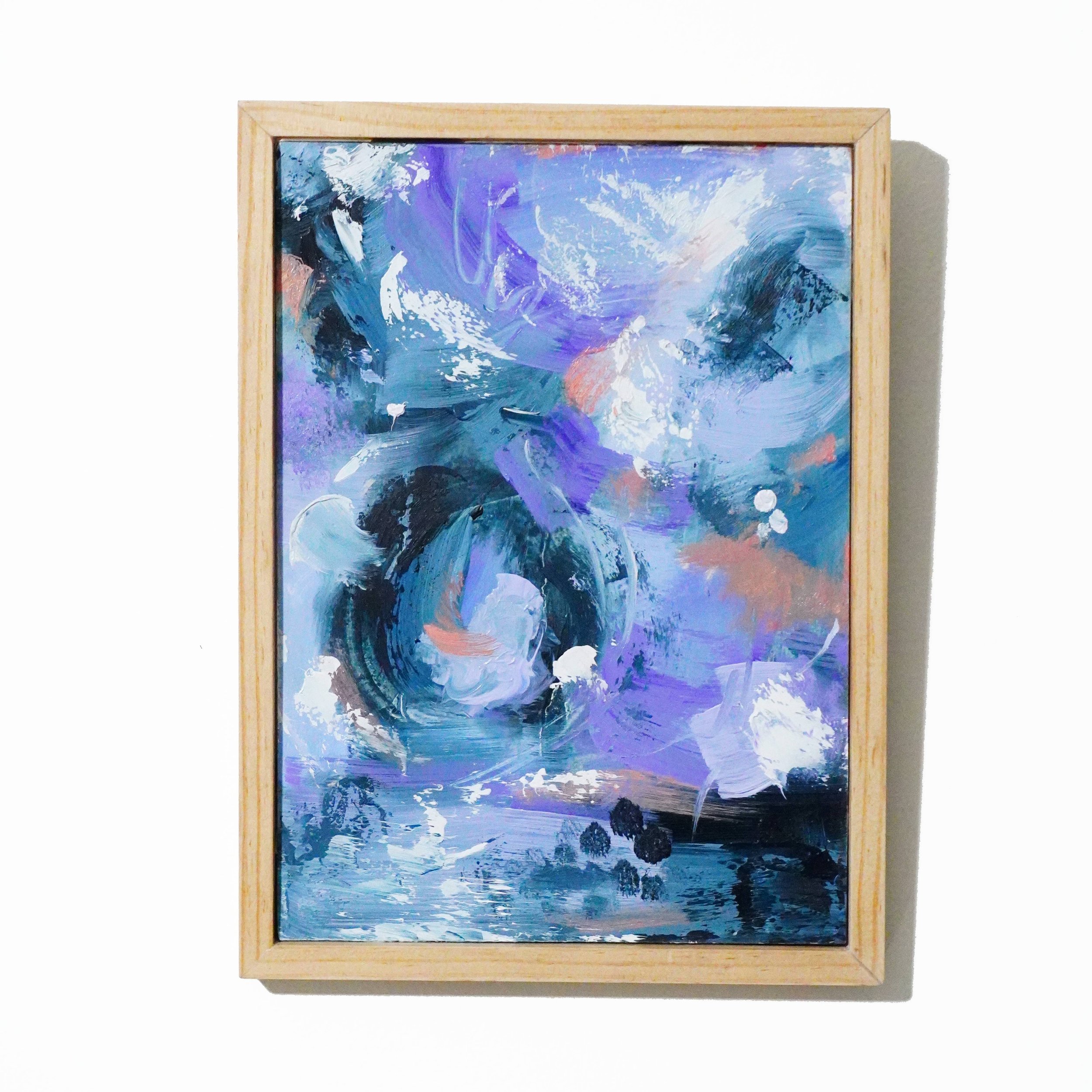 Untitled (N06), 2026, 17x23 cm, Óleo en tablilla enmarcada