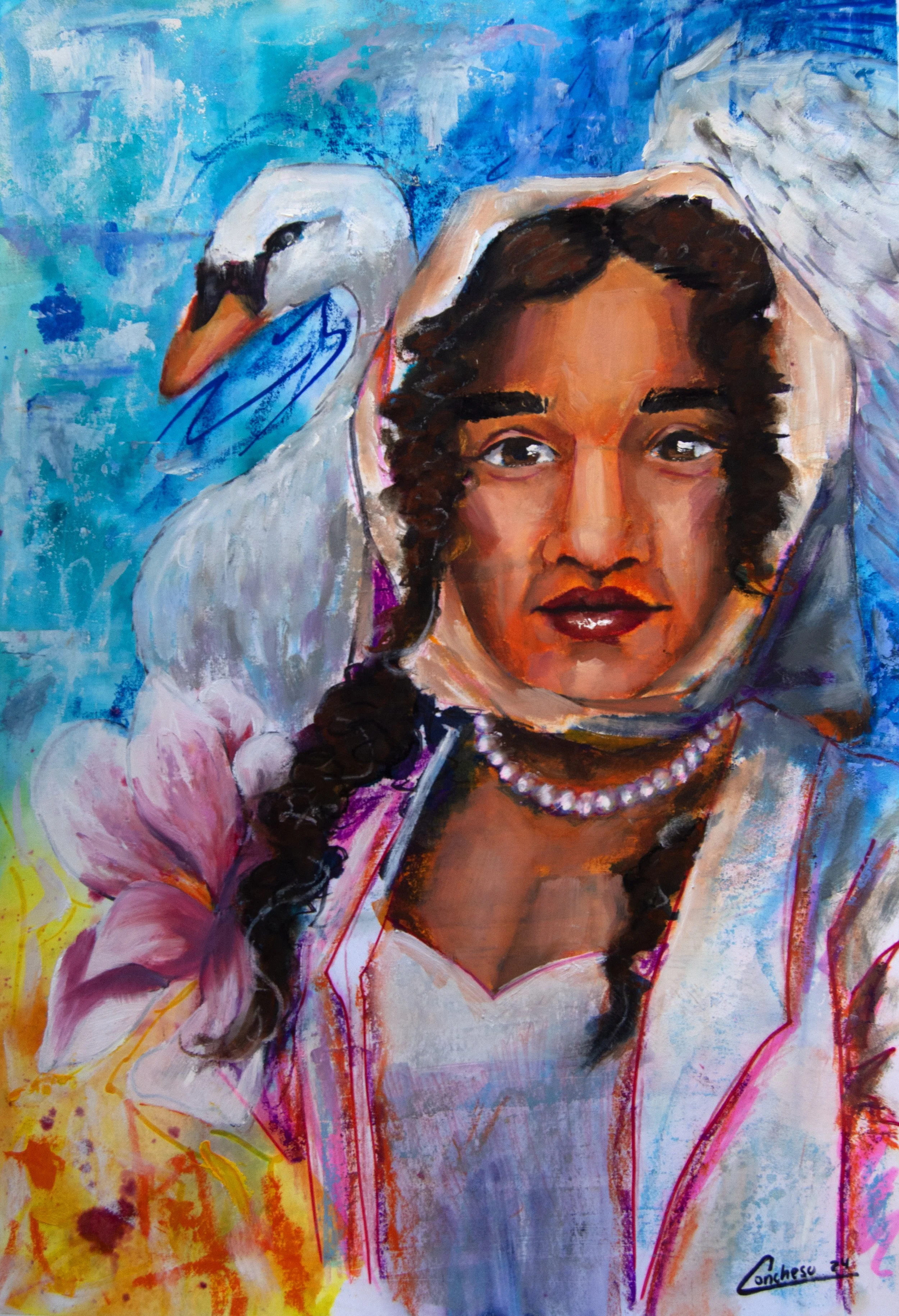 Diversity Explorations II, 2024, 36x50 cm, Mixed media on paper