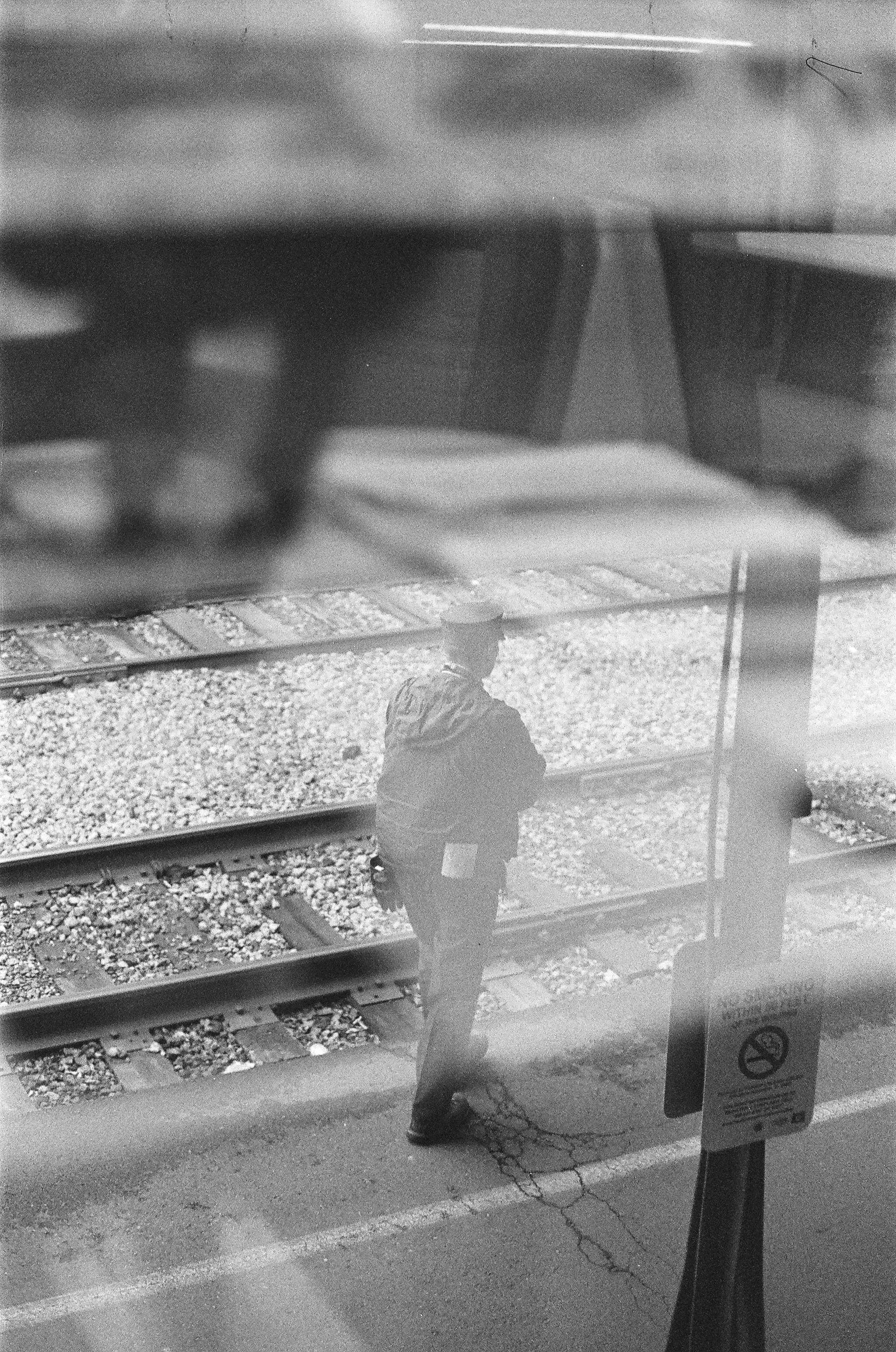 Shot on 35mm Ilford HP5 400 black and white film