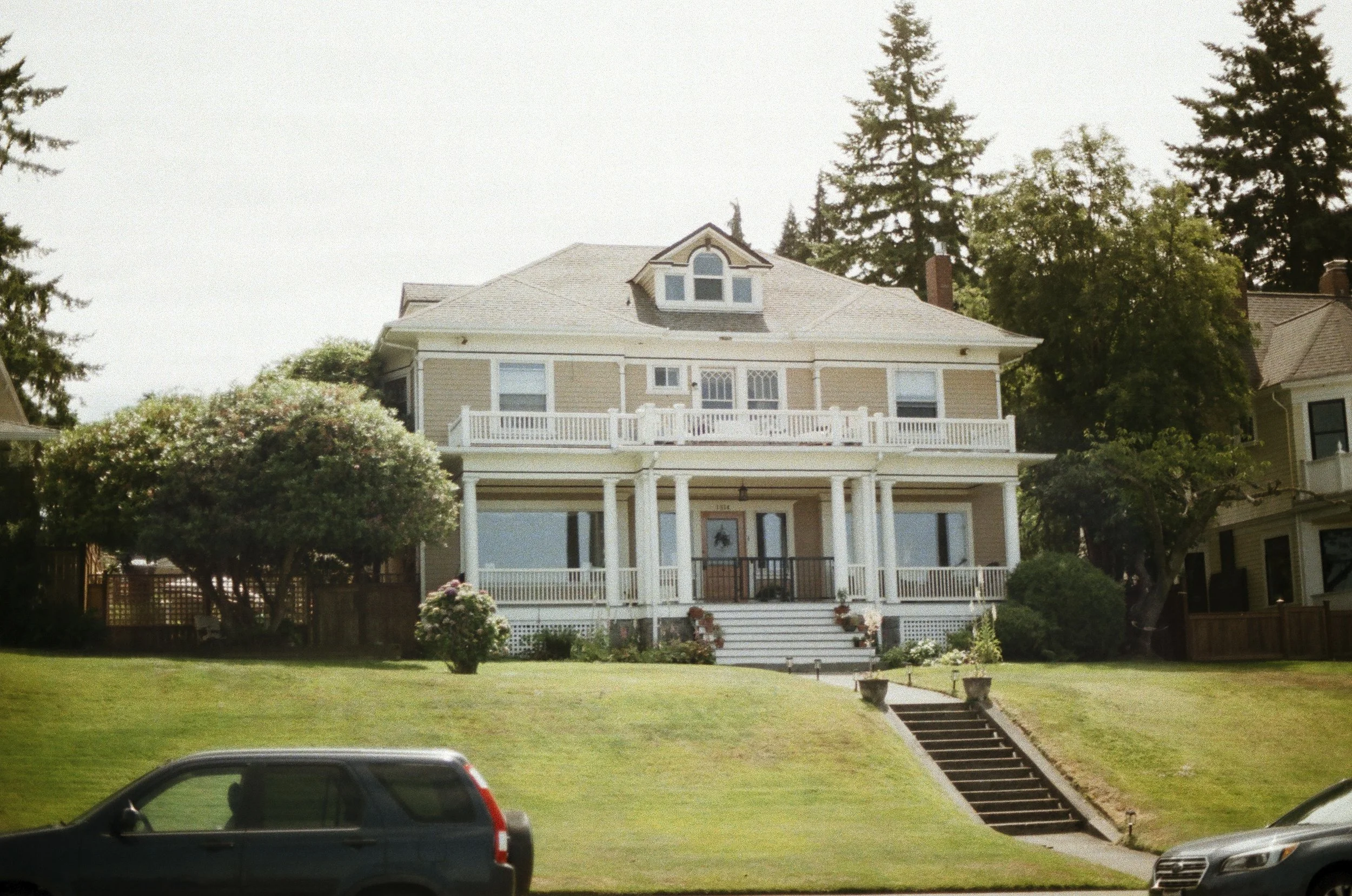 Expired Fuji 100 (shot at 25) pushed 1 stop