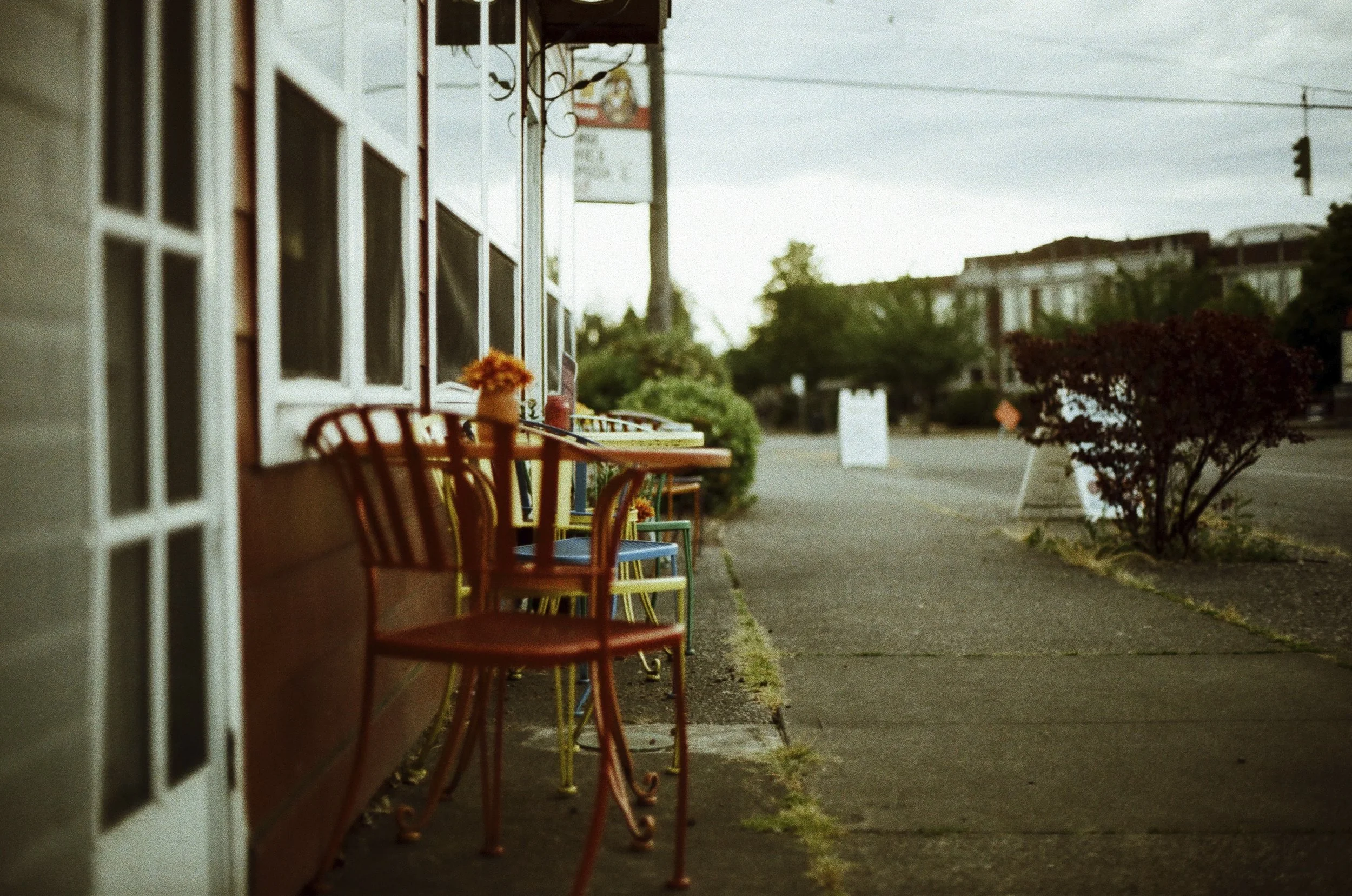 Expired Fuji 100 (shot at 25) pushed 1 stop