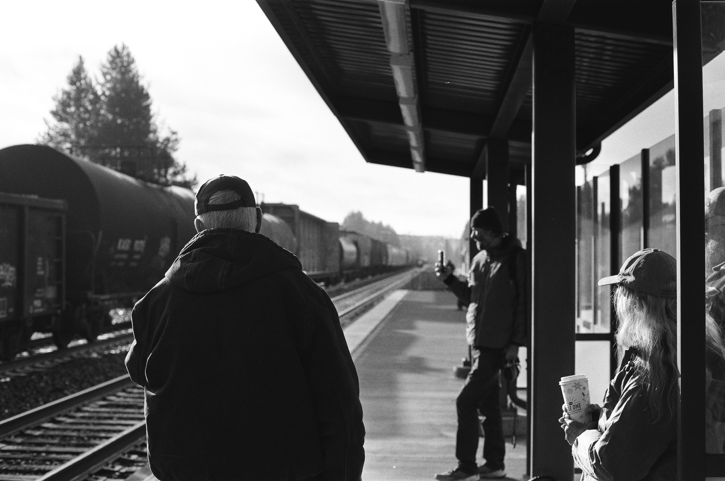 Shot on 35mm Ilford Delta 100 black and white film