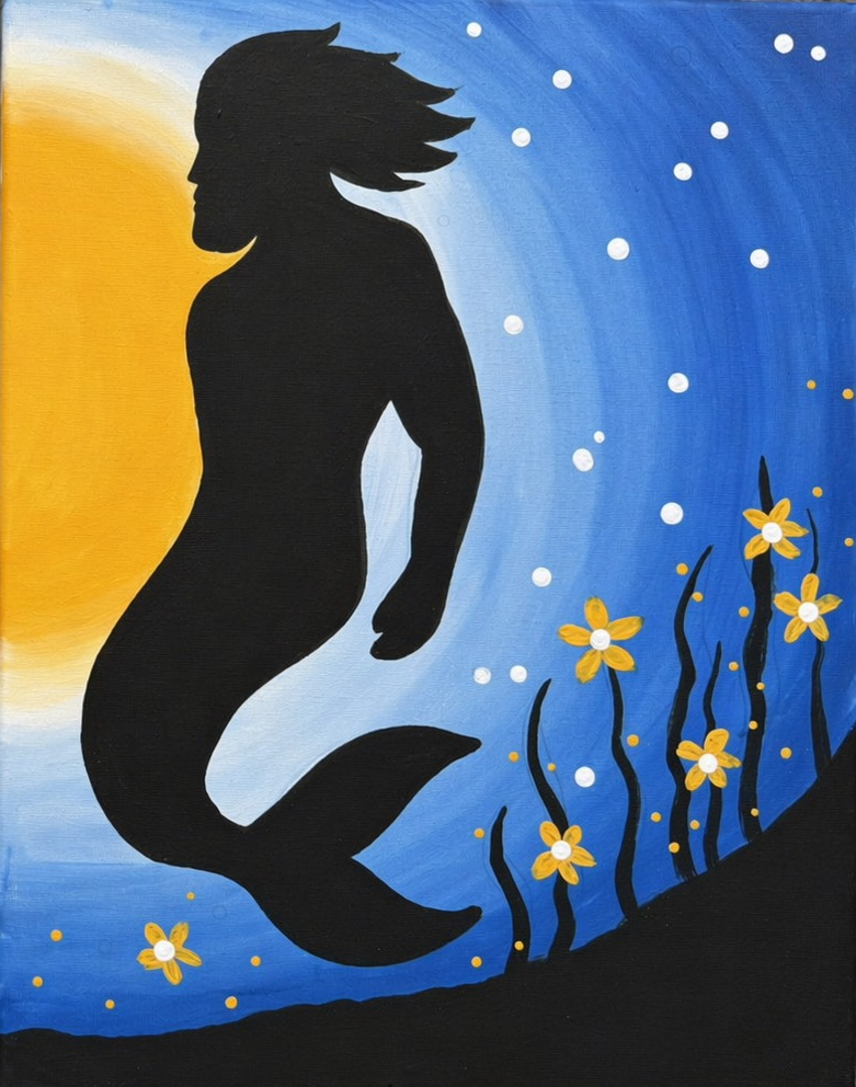 Mindful art kit: Merman