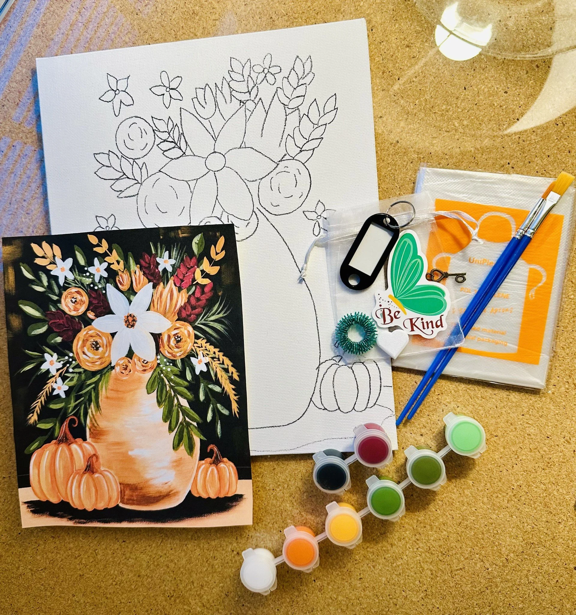 Creative Calm Art Kit: Fall Florals