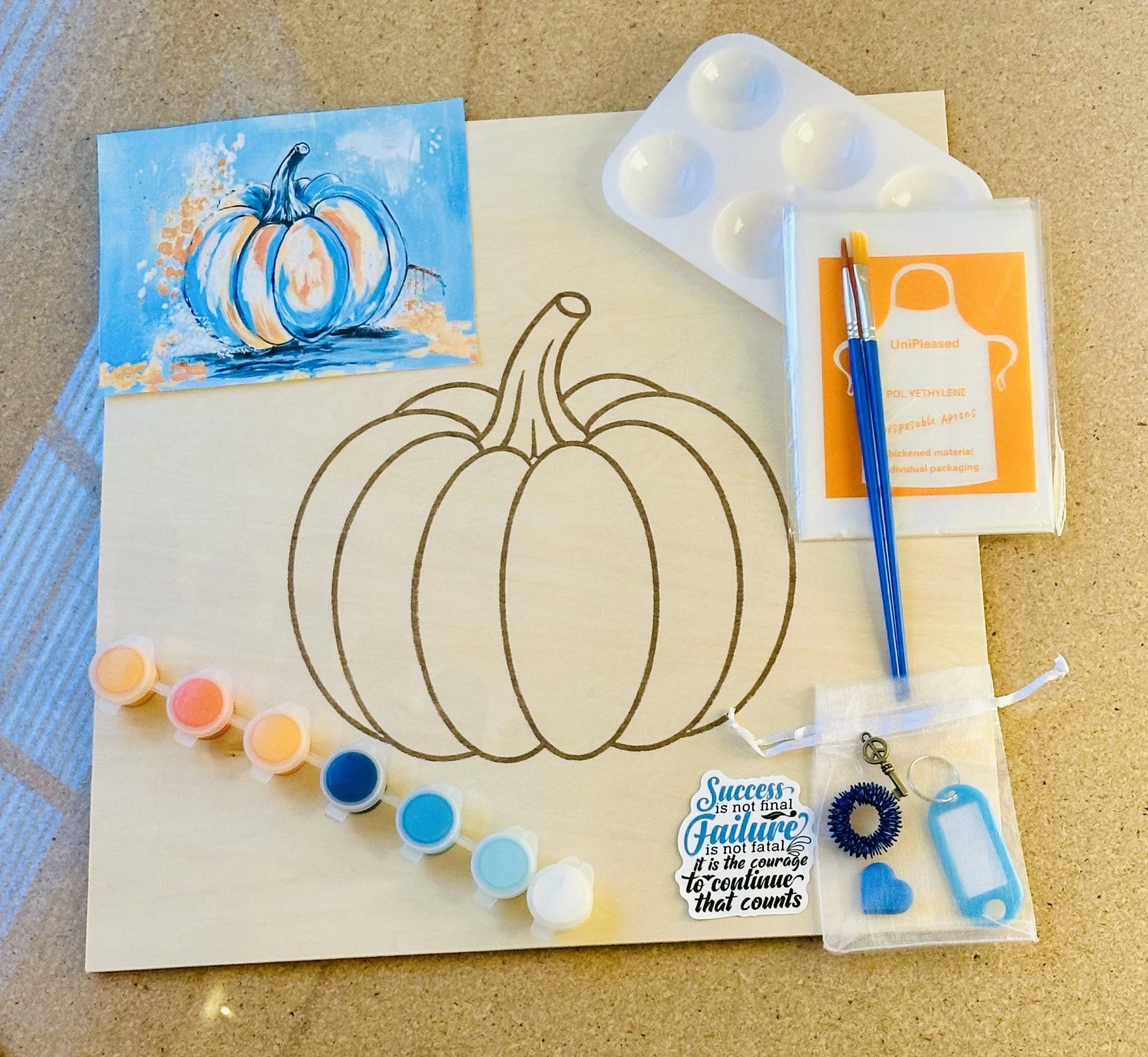 Creative Calm Art Kit: Harvest Blue