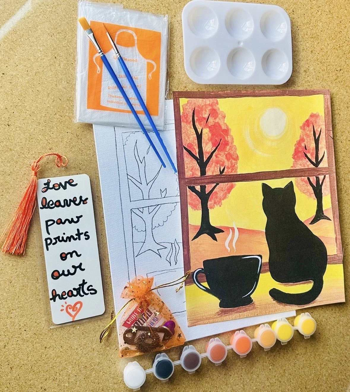 Creative Calm Art Kit:  Morning Meow