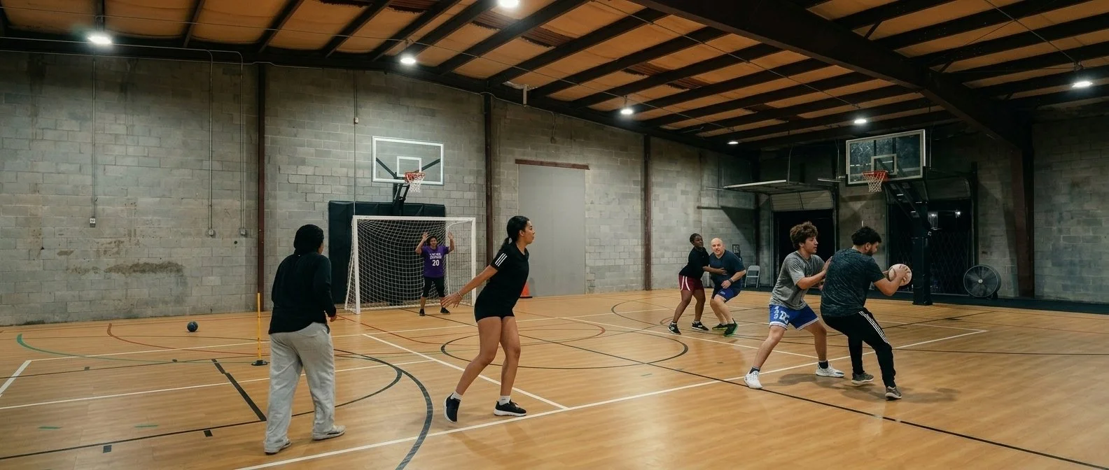 Charlotte Flight Handball Practice