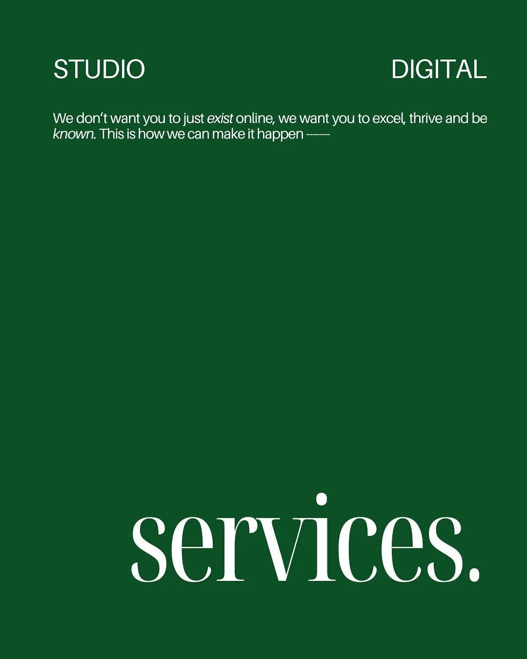 Studio Digital 🤝🏼 your small business

DM me today and let&rsquo;s work together to grow your online presence 🪩🍸✨

#socialmediamarketingtips #socialmediaatrategy #ipswich #ipswichqld #marketing #contentcreator #contentcreation