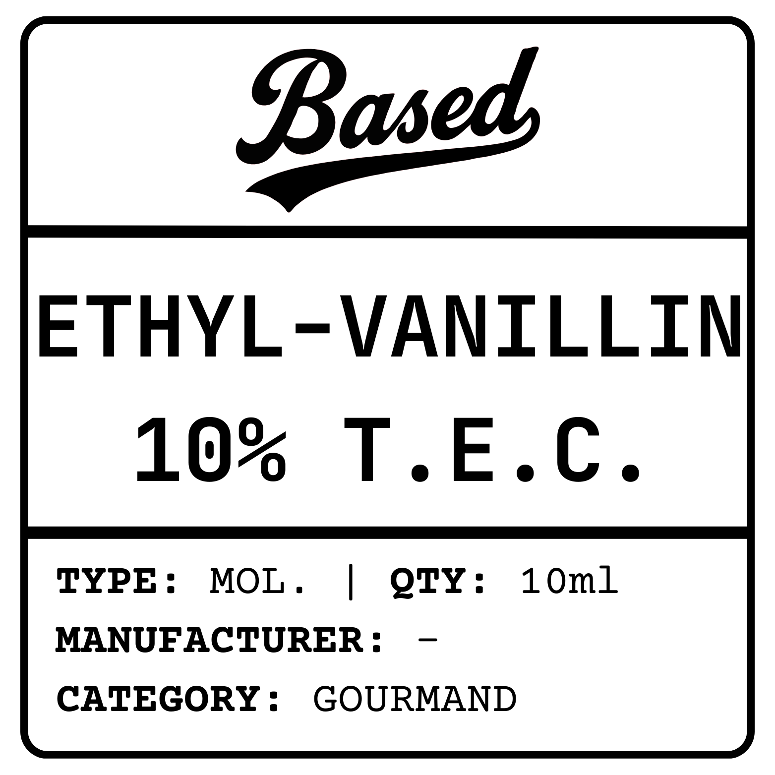 Ethyl Vanillin 10% TEC