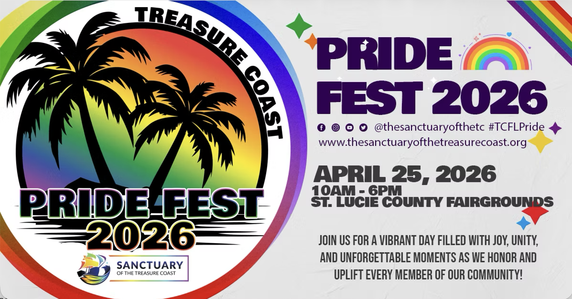Treasure Coast Pride Parade 2026