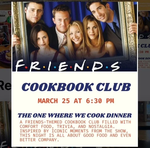 Cookbook Club: FRIENDS - The Official Central Perk Cookbook
