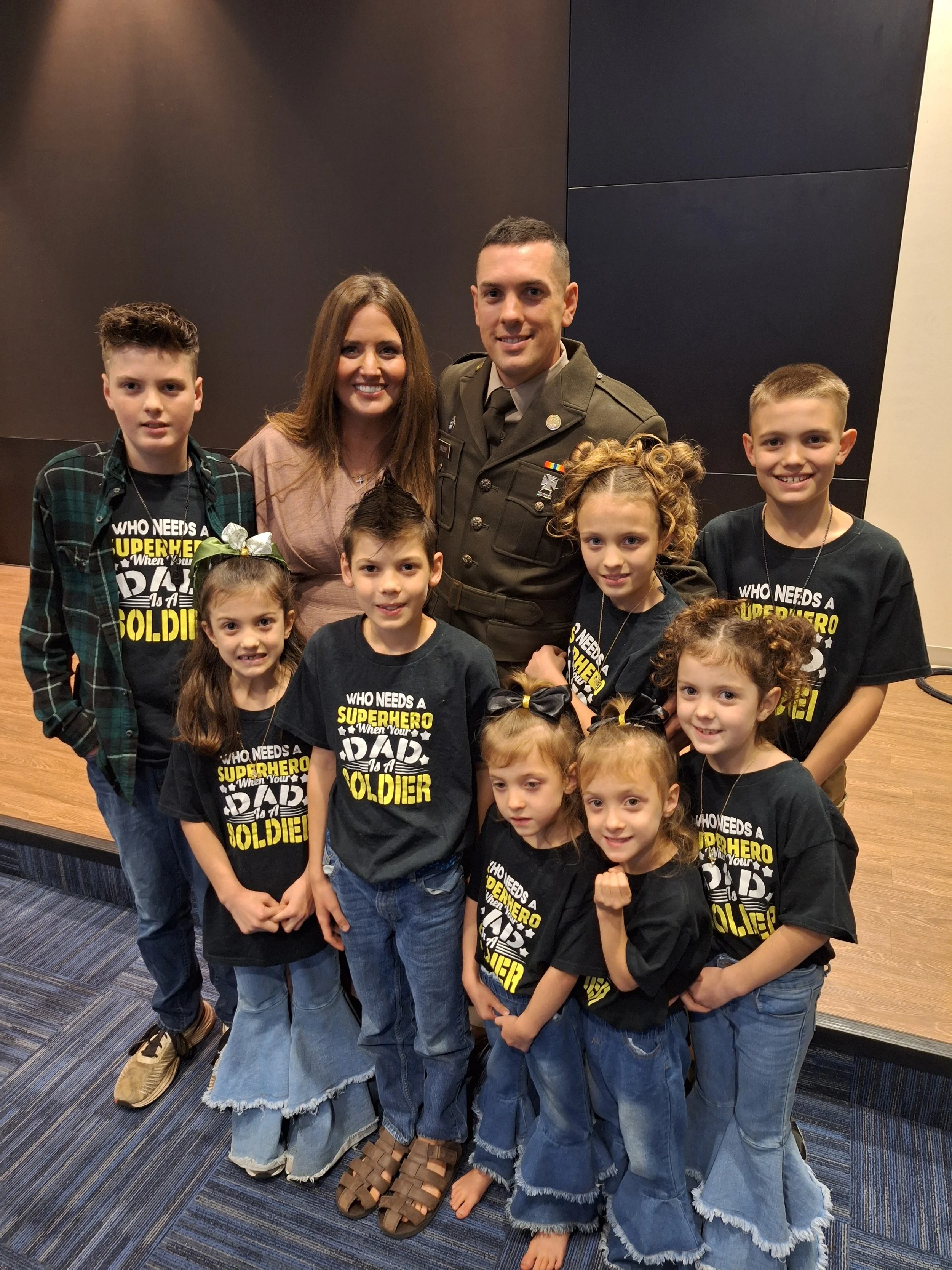 Heather English with her family, the heart behind Wild Heather Botanicals, celebrating faith, family and a commitment to natural herbal wellness.