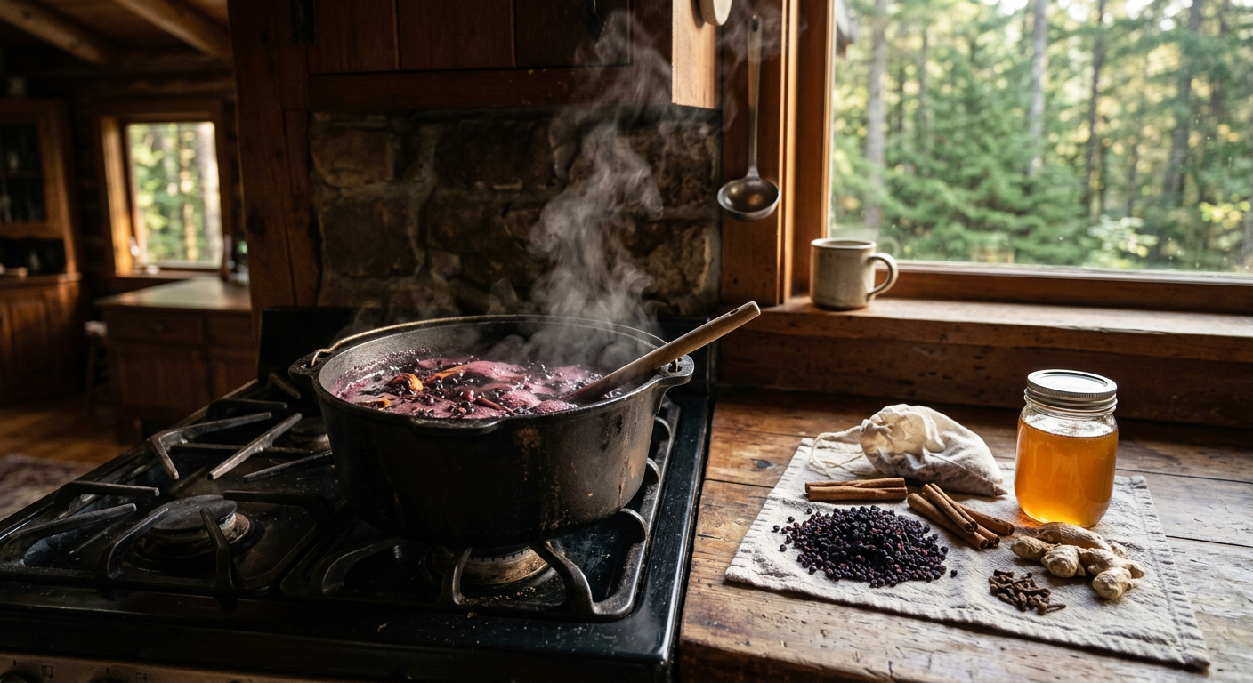 DIY Elderberry Syrup Kit