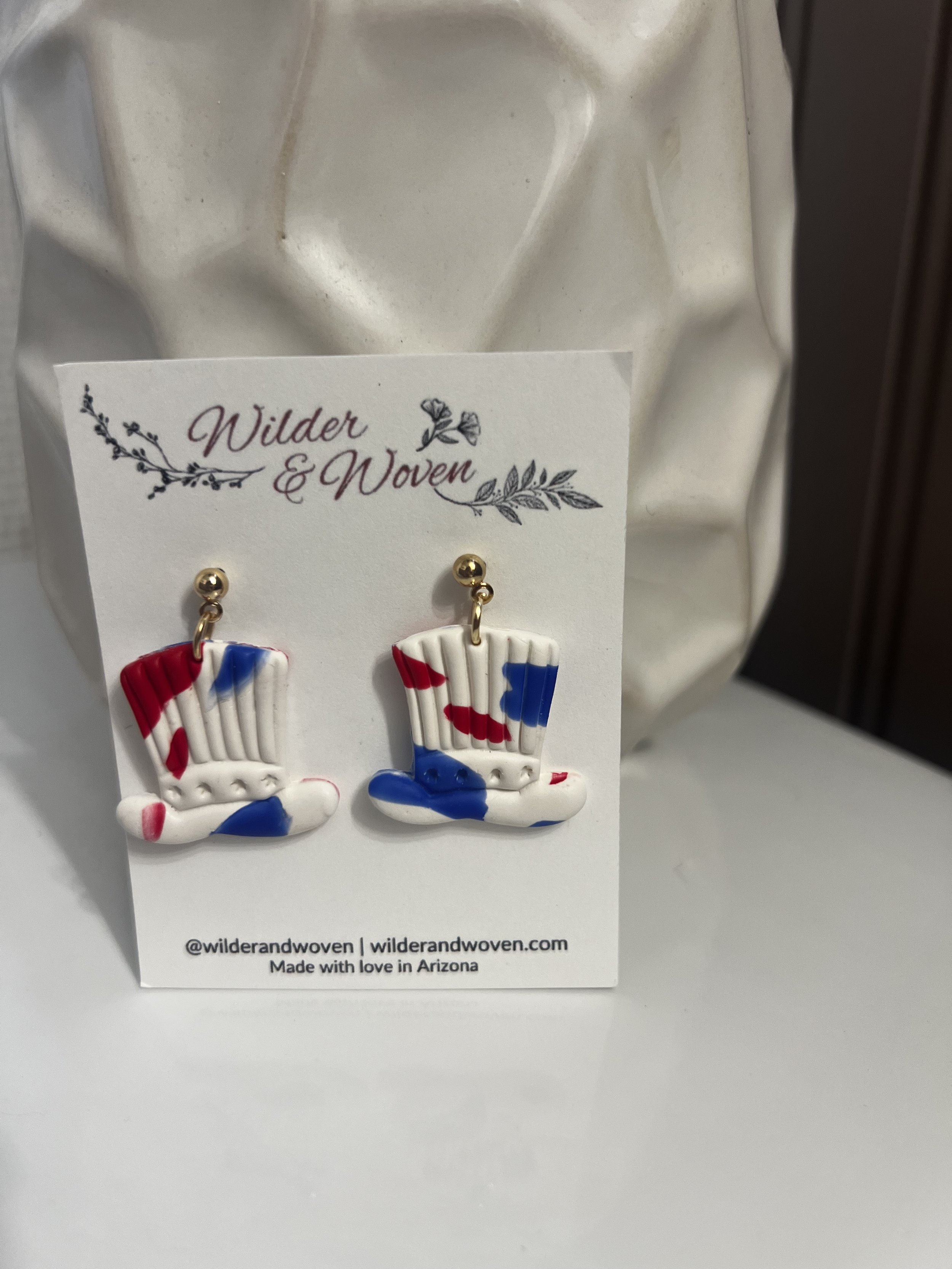 Liberty Top Hat Dangles