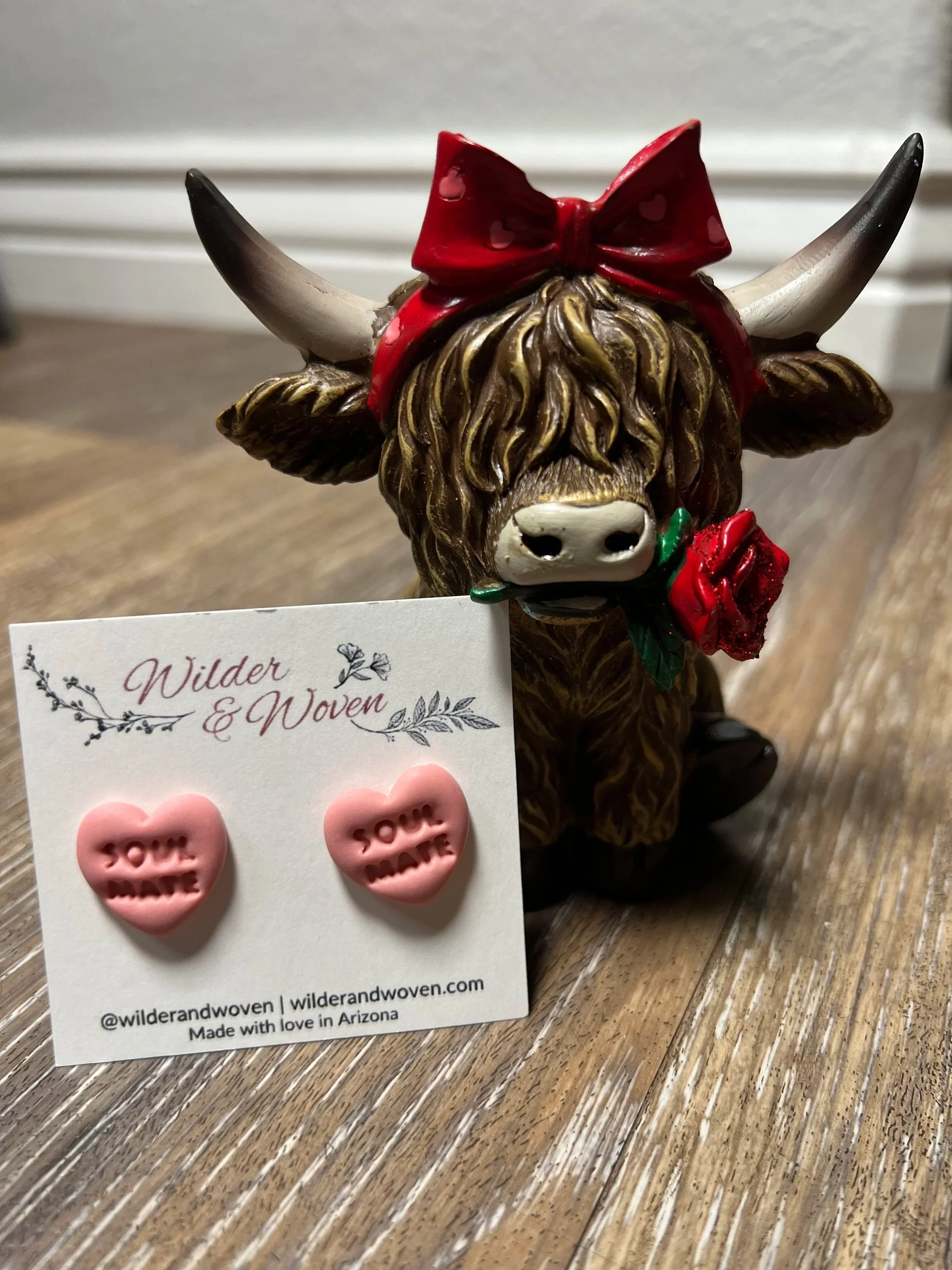 Soulmate Heart Studs