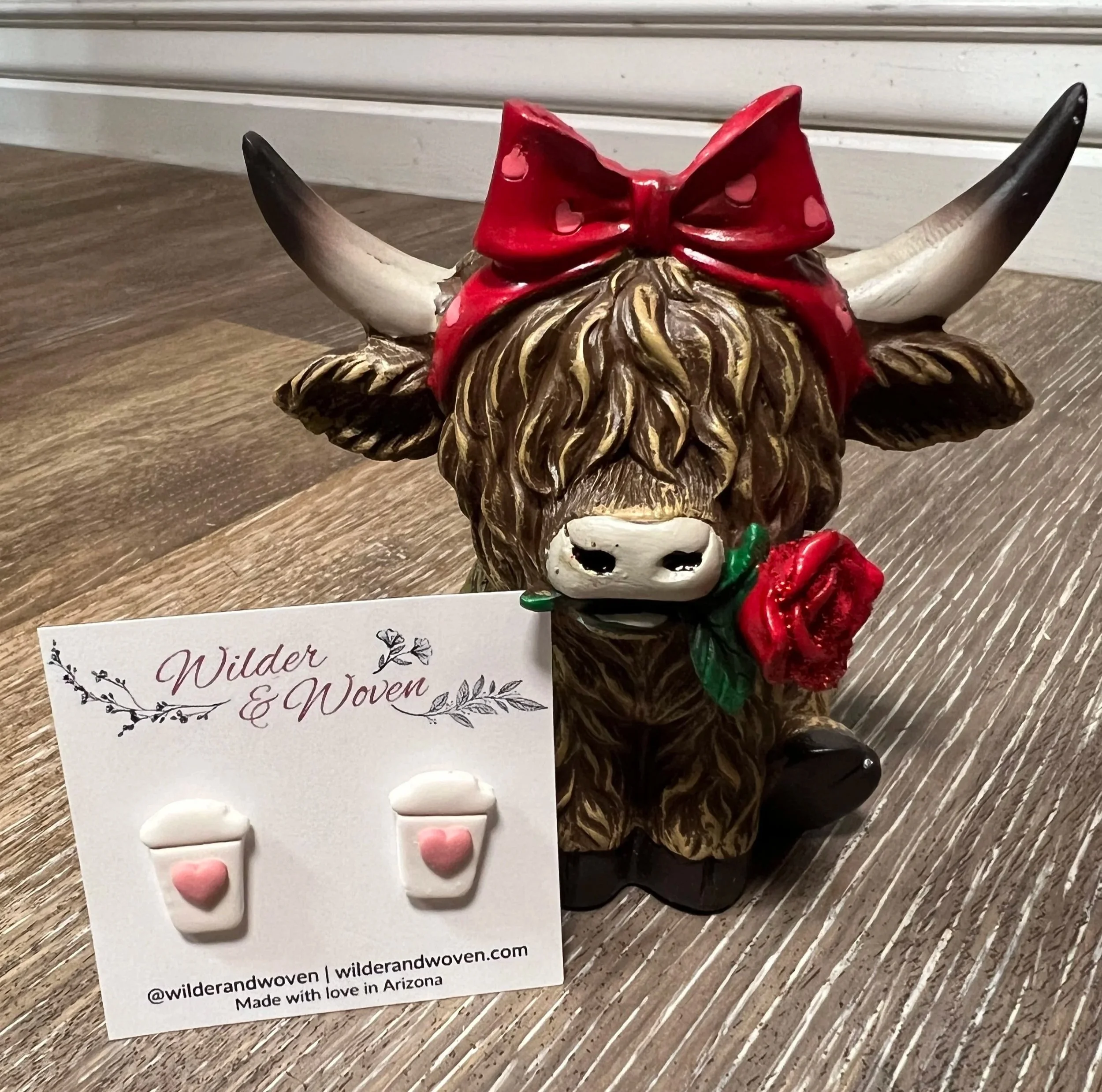 Love You a Latte Studs