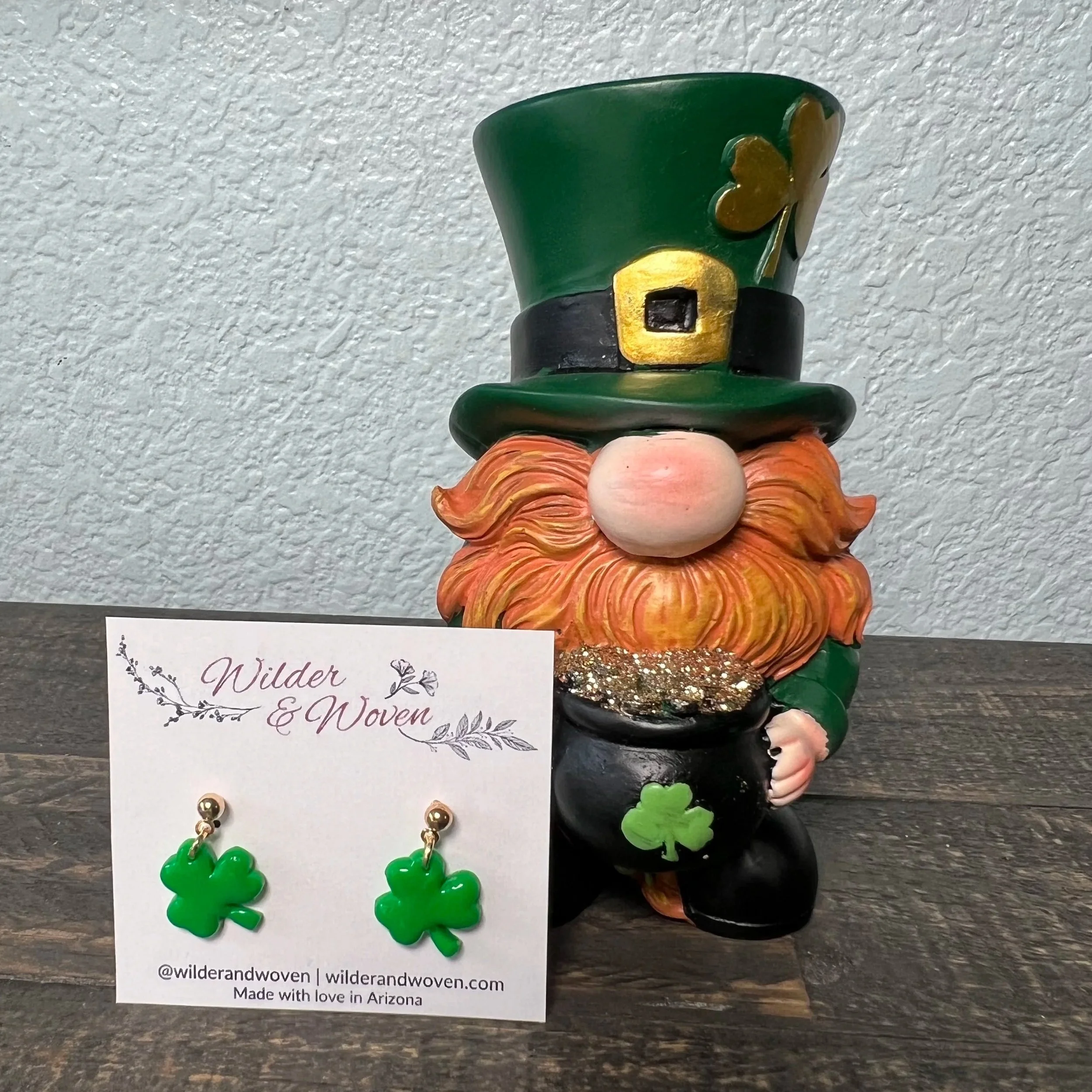 Classic Shamrock Dangles