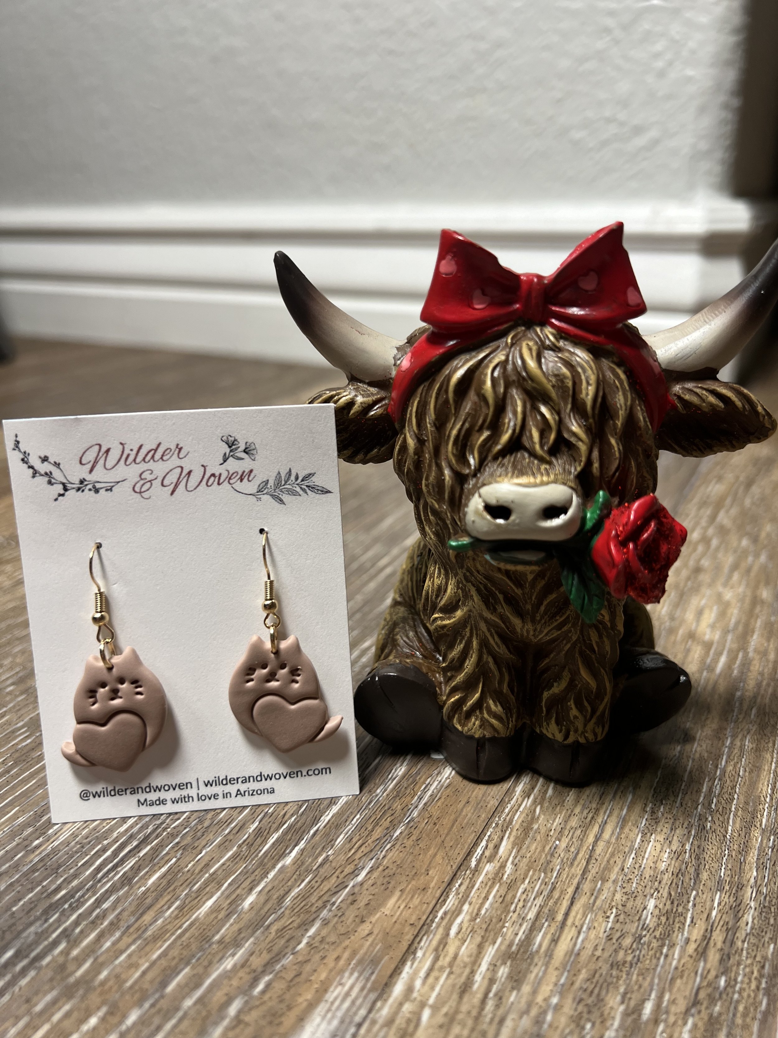 Kitty Love Dangle Earrings